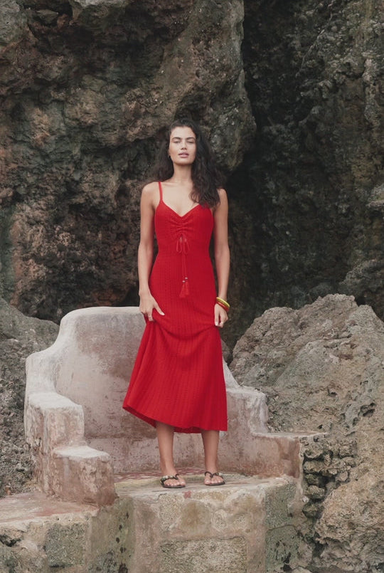 Sunda Crochet Maxi Dress-One Pieces-Vixen Collection, Day Spa and Women's Boutique Located in Seattle, Washington