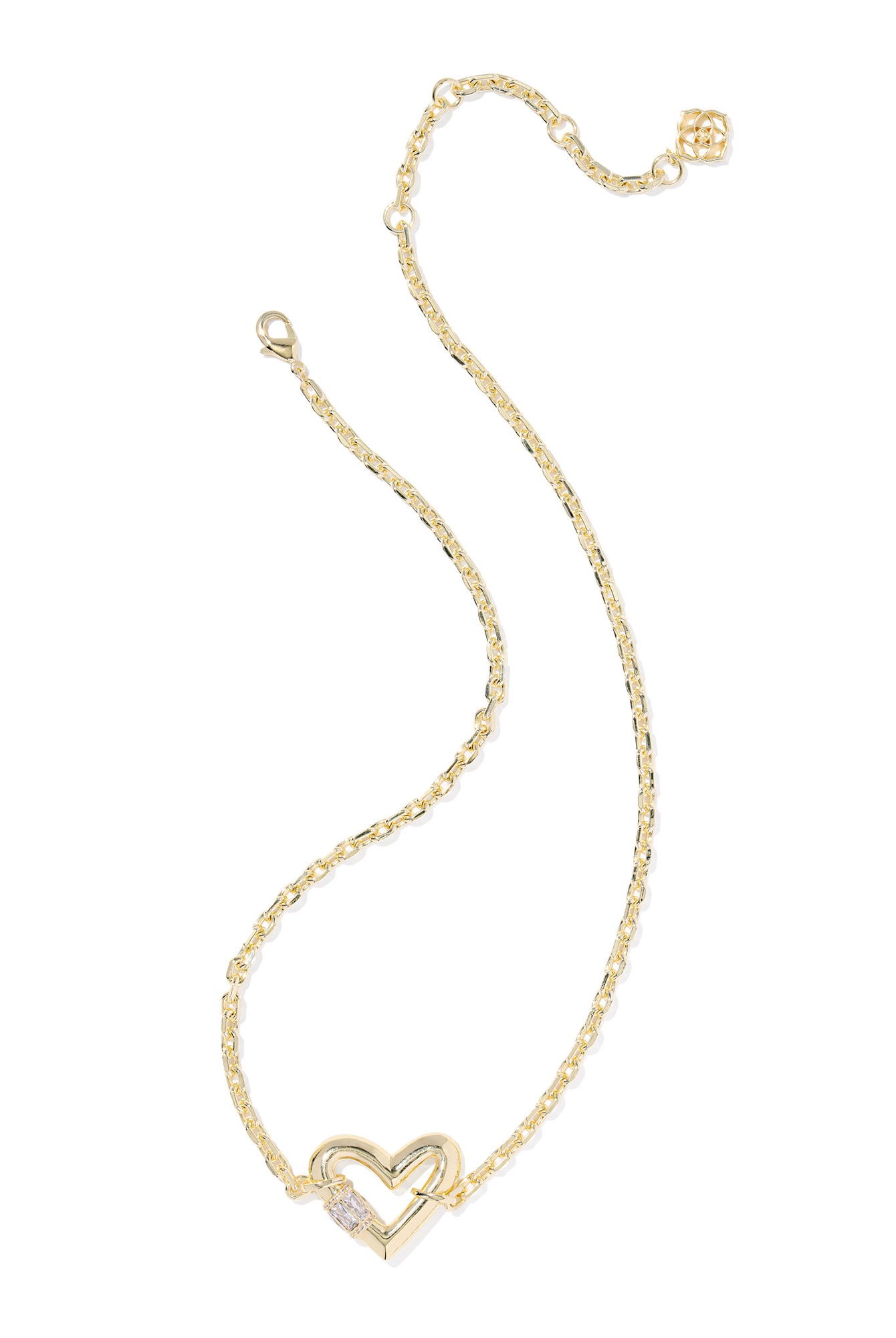Emery Heart Short Pendant Necklace-Necklaces-Vixen Collection, Day Spa and Women's Boutique Located in Seattle, Washington
