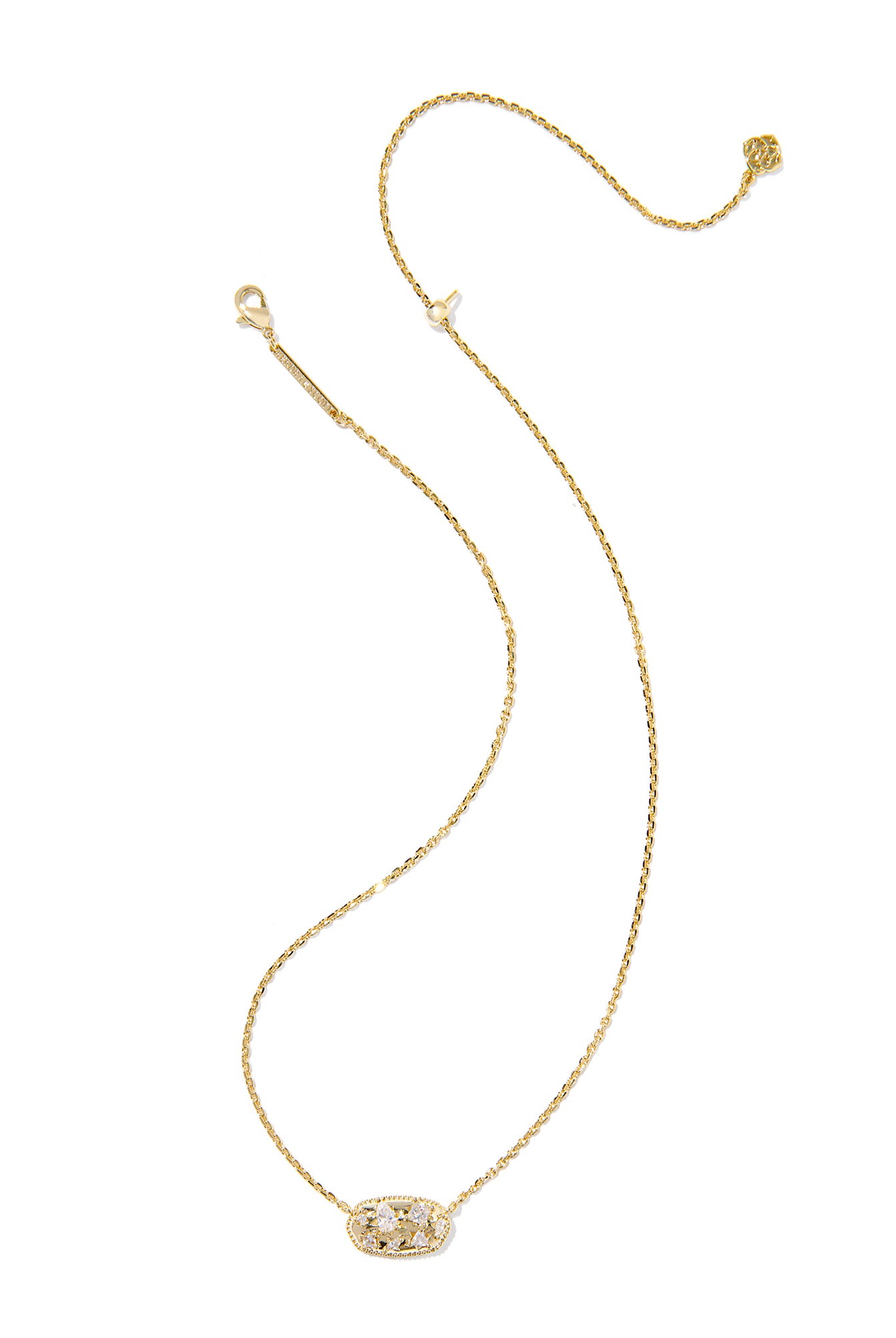 Holland Crystal Short Pendant Necklace-Necklaces-Vixen Collection, Day Spa and Women's Boutique Located in Seattle, Washington
