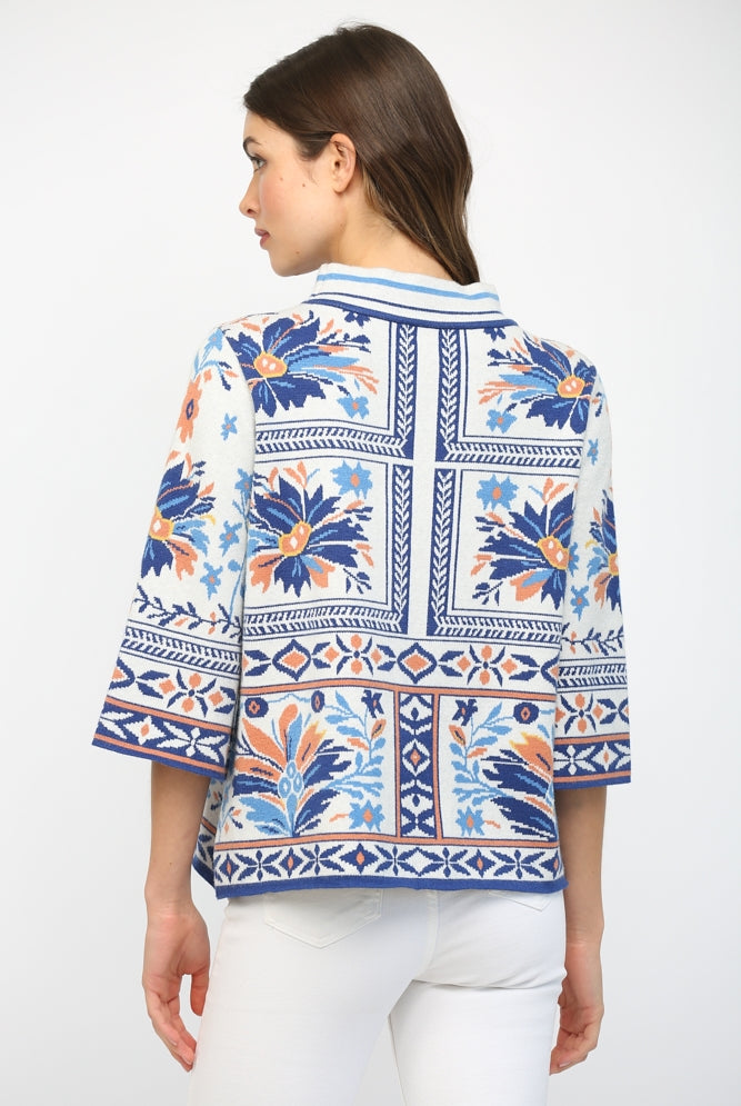 Mykonos Morning Sweater-Tops-Vixen Collection, Day Spa and Women's Boutique Located in Seattle, Washington