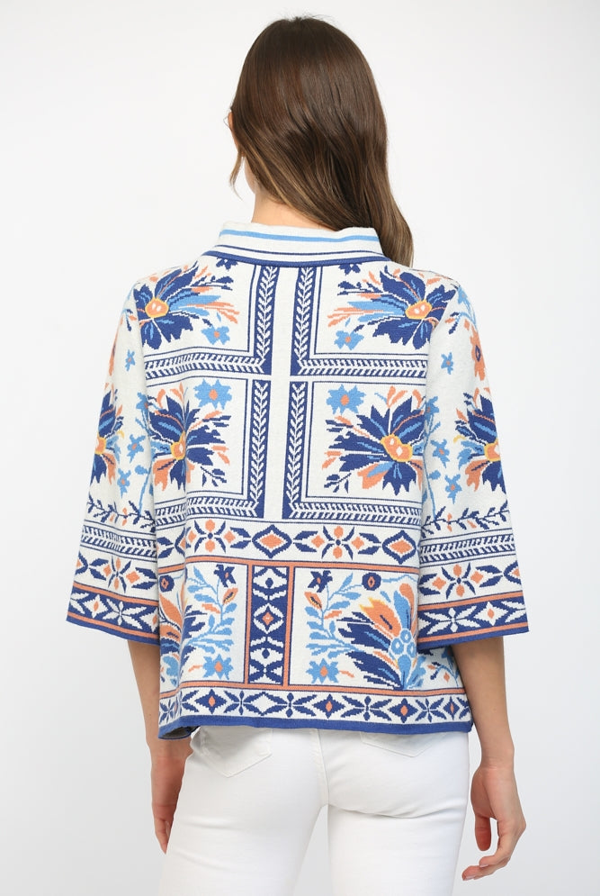 Mykonos Morning Sweater-Tops-Vixen Collection, Day Spa and Women's Boutique Located in Seattle, Washington