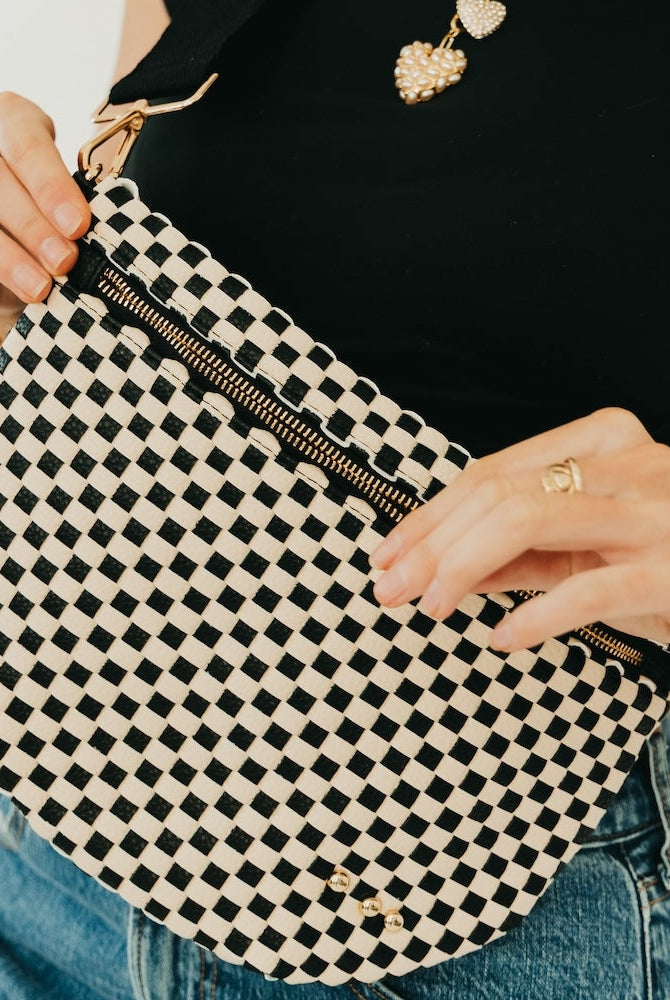 Westlyn Woven Bum Bag-Bags + Wallets-Vixen Collection, Day Spa and Women's Boutique Located in Seattle, Washington