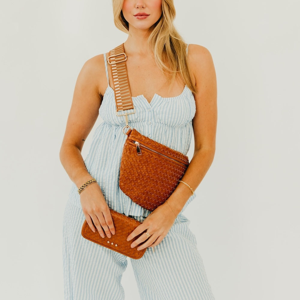 Westlyn Woven Bum Bag-Bags + Wallets-Vixen Collection, Day Spa and Women's Boutique Located in Seattle, Washington