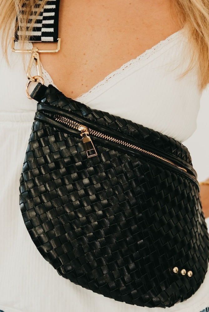 Westlyn Woven Bum Bag-Bags + Wallets-Vixen Collection, Day Spa and Women's Boutique Located in Seattle, Washington
