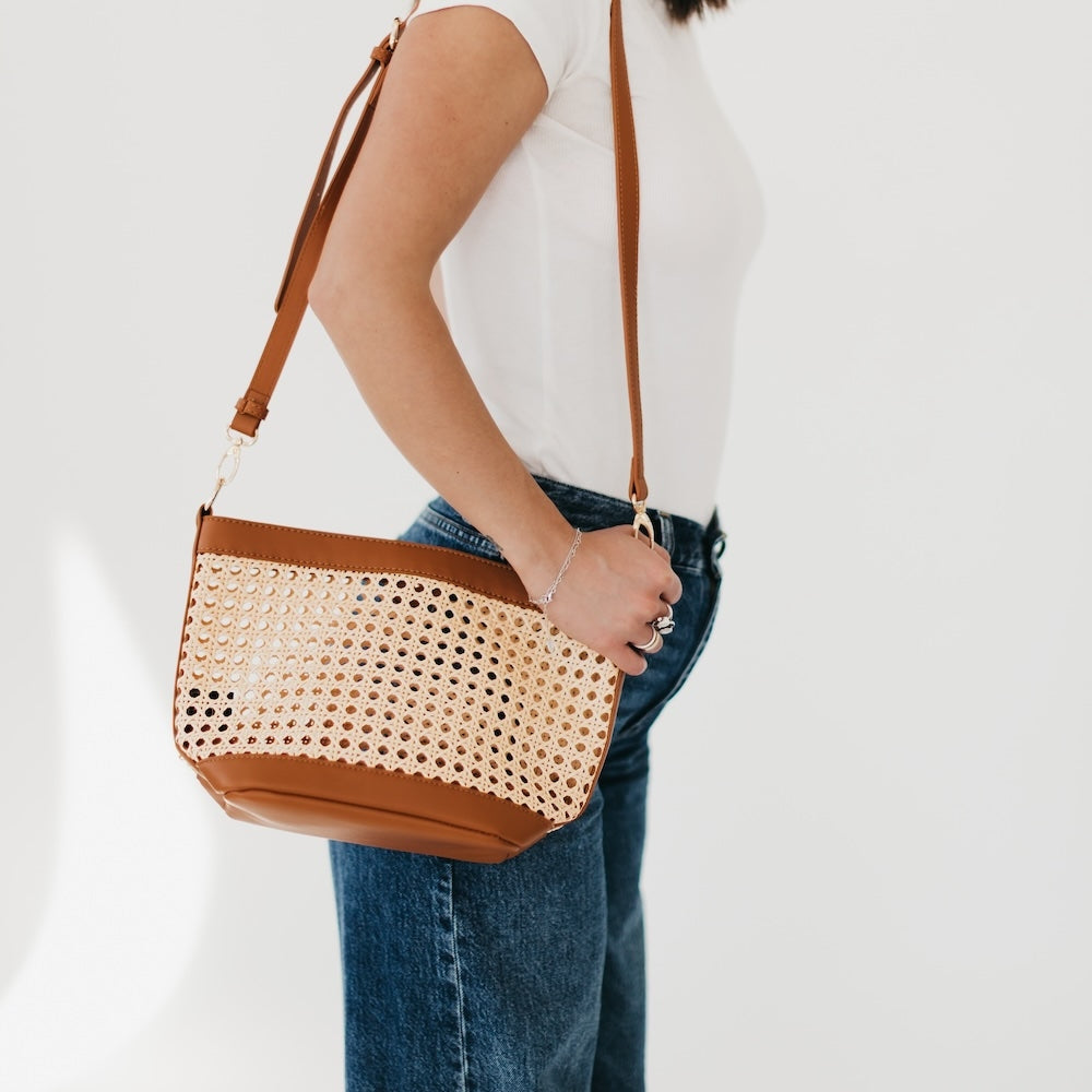 Bryce Woven Bucket Bag-Bags + Wallets-Vixen Collection, Day Spa and Women's Boutique Located in Seattle, Washington