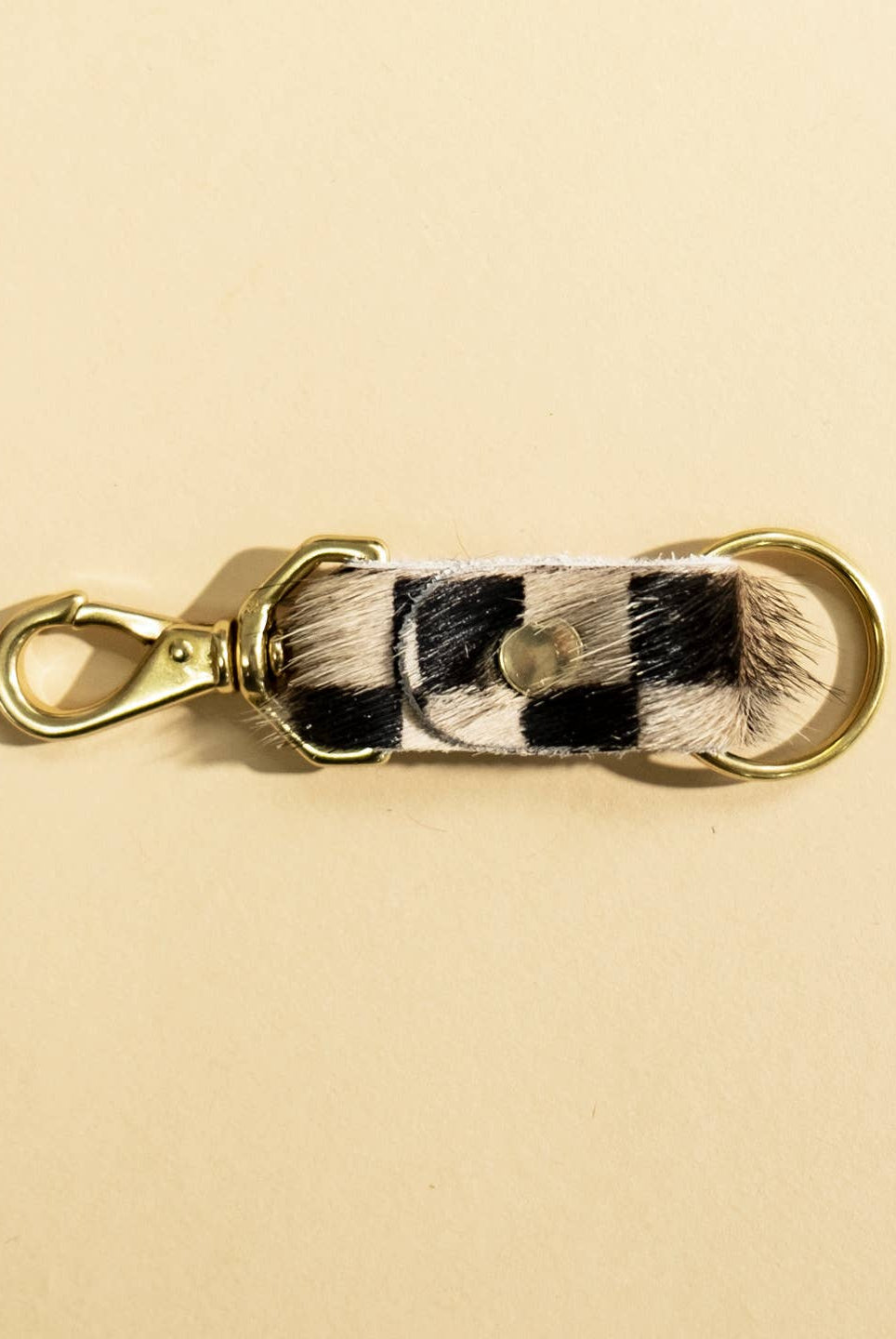 Cowhide & Leather Keychain-Keychains-Vixen Collection, Day Spa and Women's Boutique Located in Seattle, Washington