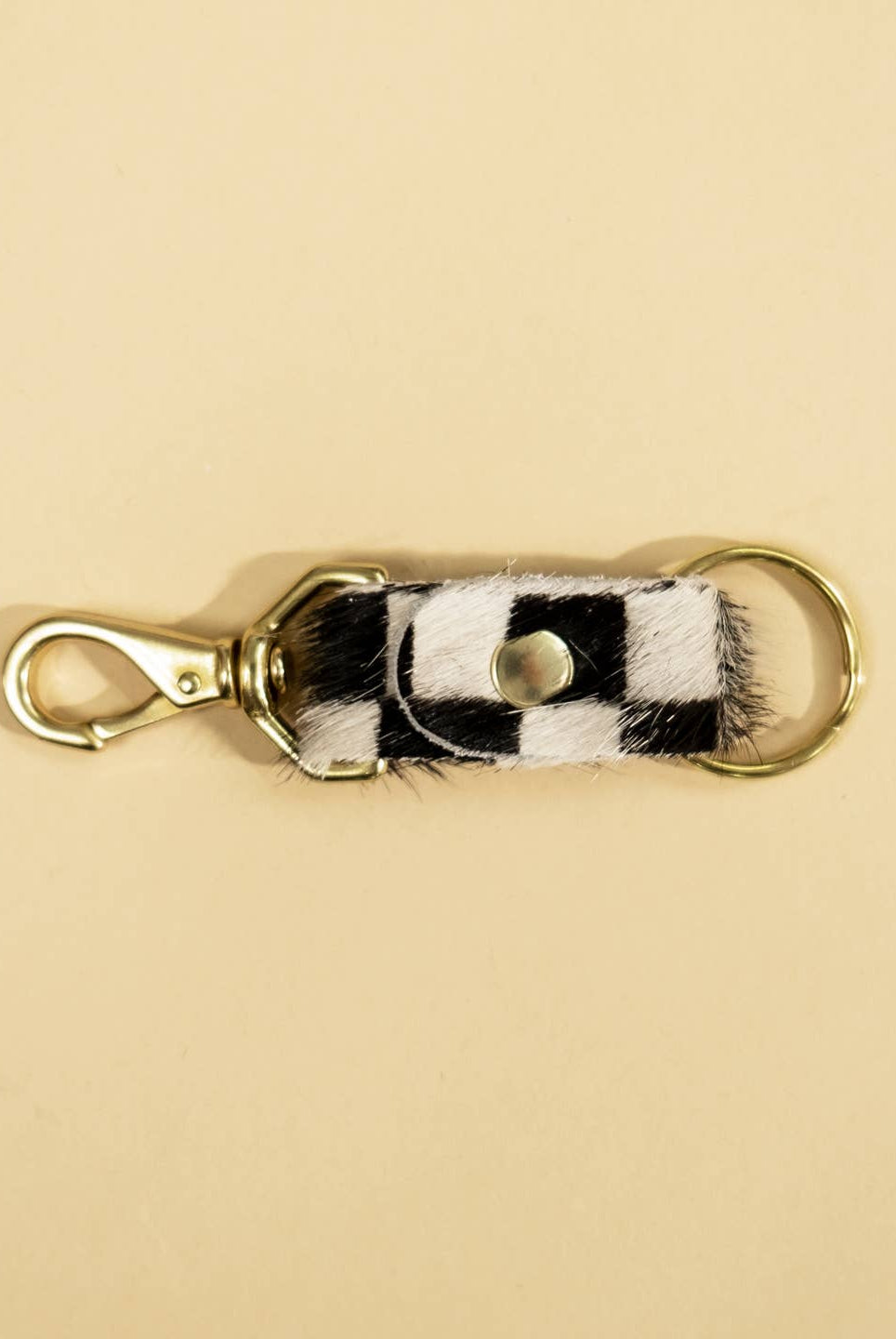 Cowhide & Leather Keychain-Keychains-Vixen Collection, Day Spa and Women's Boutique Located in Seattle, Washington