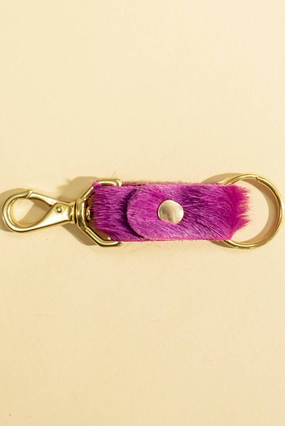 Cowhide & Leather Keychain-Keychains-Vixen Collection, Day Spa and Women's Boutique Located in Seattle, Washington