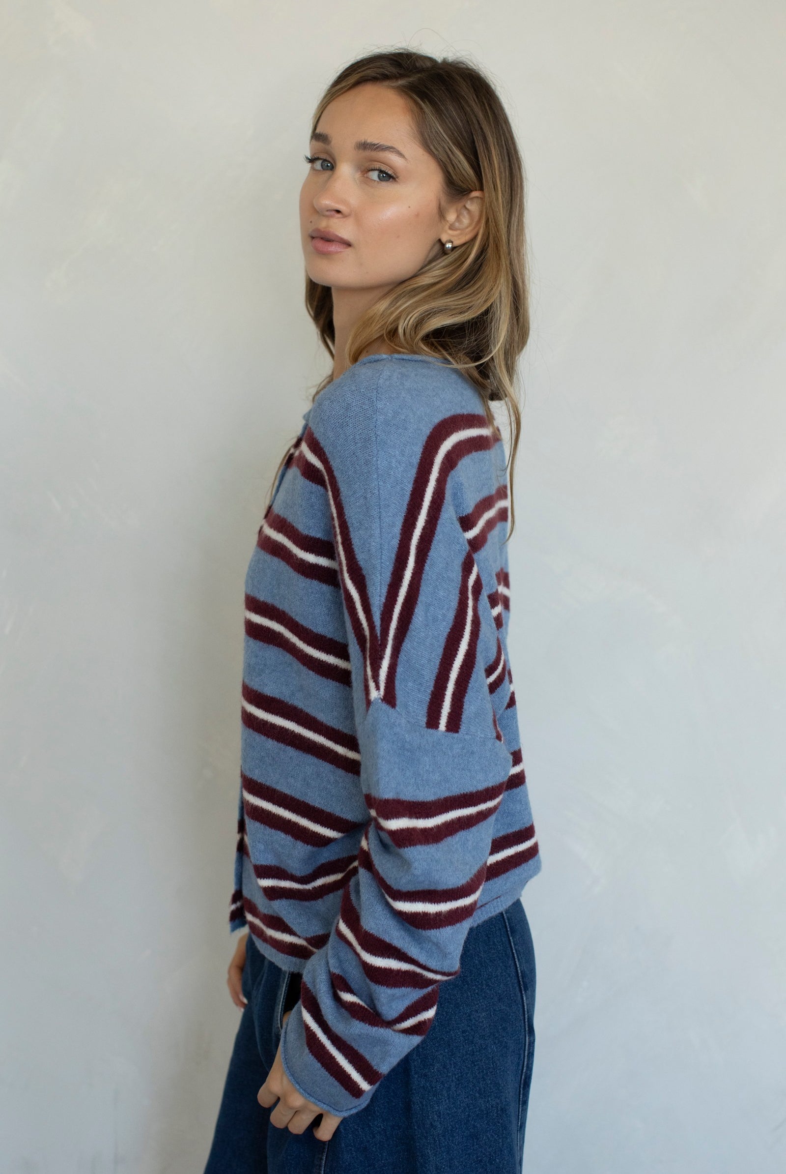Varsity Piper Cardigan-Tops-Vixen Collection, Day Spa and Women's Boutique Located in Seattle, Washington