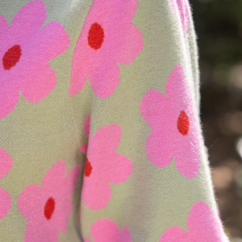 Bubbly Flowers Sweater-Tops-Vixen Collection, Day Spa and Women's Boutique Located in Seattle, Washington