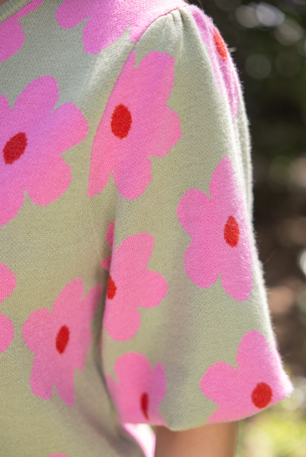 Bubbly Flowers Sweater-Tops-Vixen Collection, Day Spa and Women's Boutique Located in Seattle, Washington