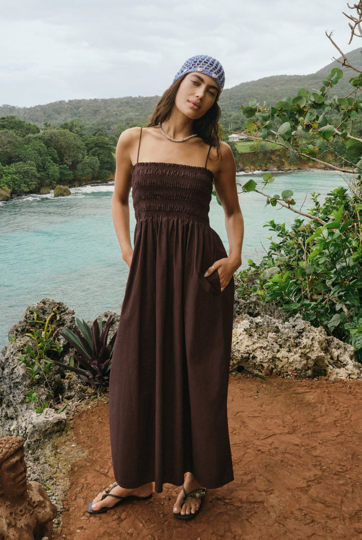 Cornelia Poplin Midi Dress-One Pieces-Vixen Collection, Day Spa and Women's Boutique Located in Seattle, Washington