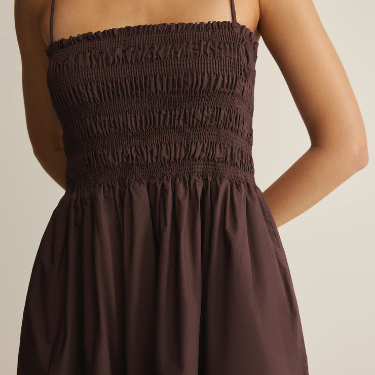 Cornelia Poplin Midi Dress-One Pieces-Vixen Collection, Day Spa and Women's Boutique Located in Seattle, Washington