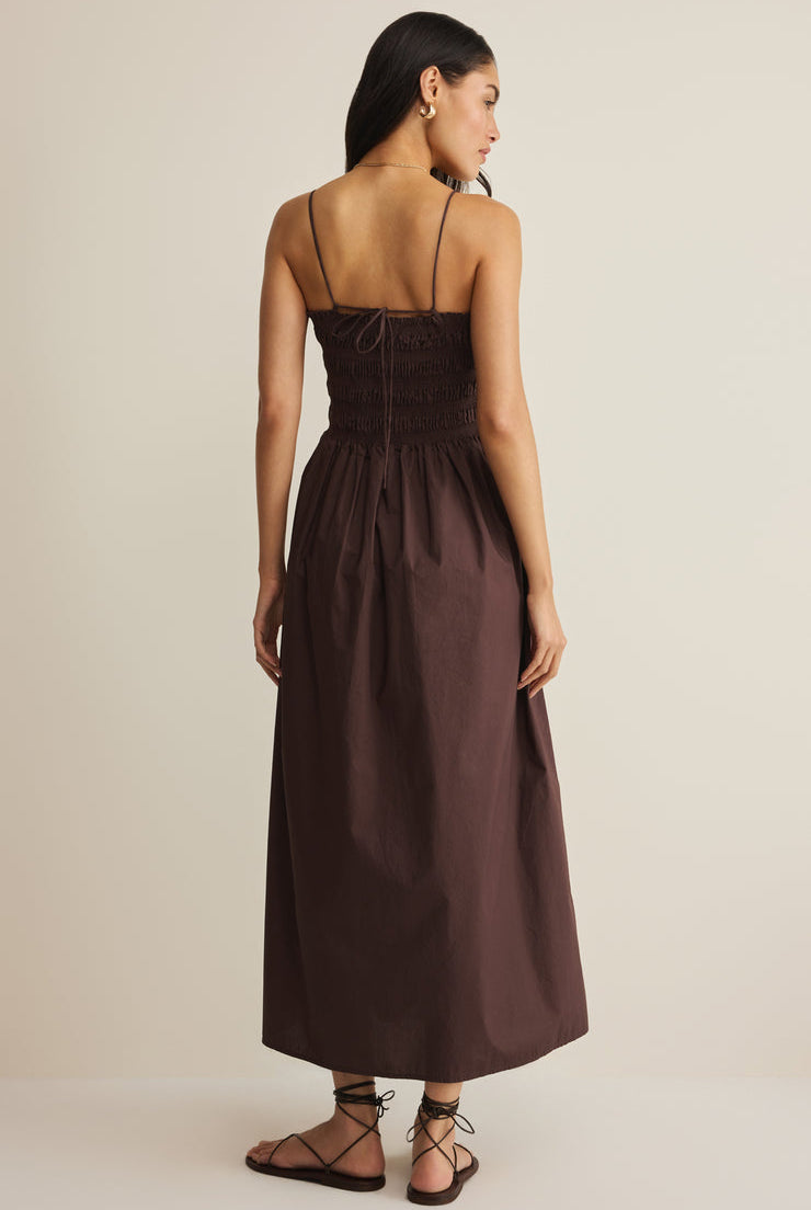 Cornelia Poplin Midi Dress-One Pieces-Vixen Collection, Day Spa and Women's Boutique Located in Seattle, Washington