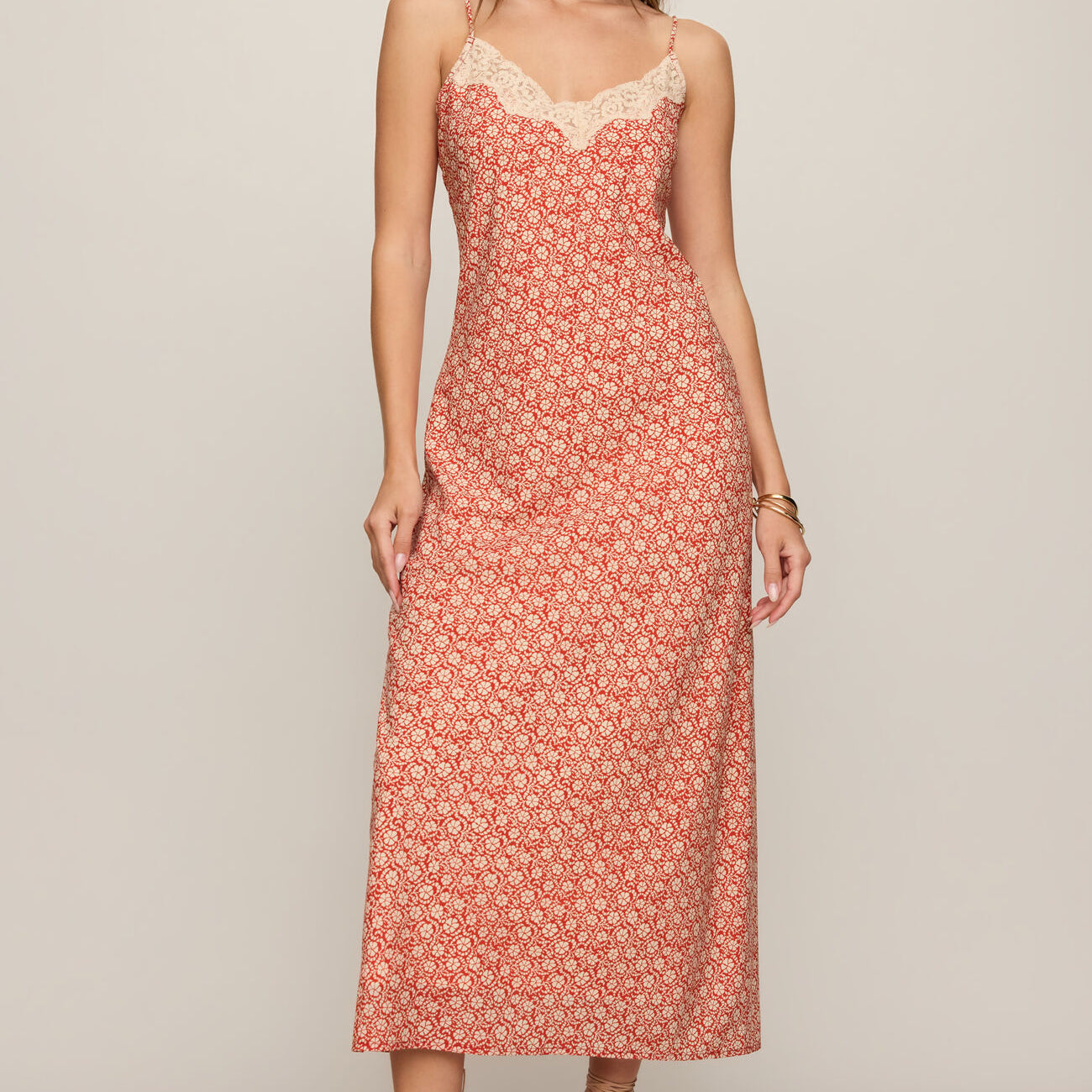 Emela Iris Floral Midi Dress-Dresses-Vixen Collection, Day Spa and Women's Boutique Located in Seattle, Washington