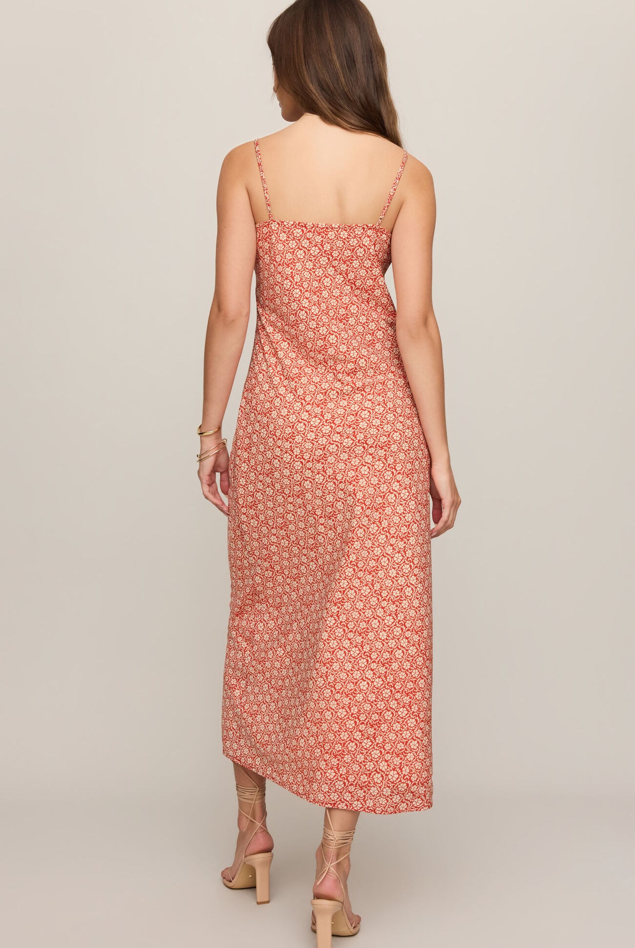 Emela Iris Floral Midi Dress-Dresses-Vixen Collection, Day Spa and Women's Boutique Located in Seattle, Washington