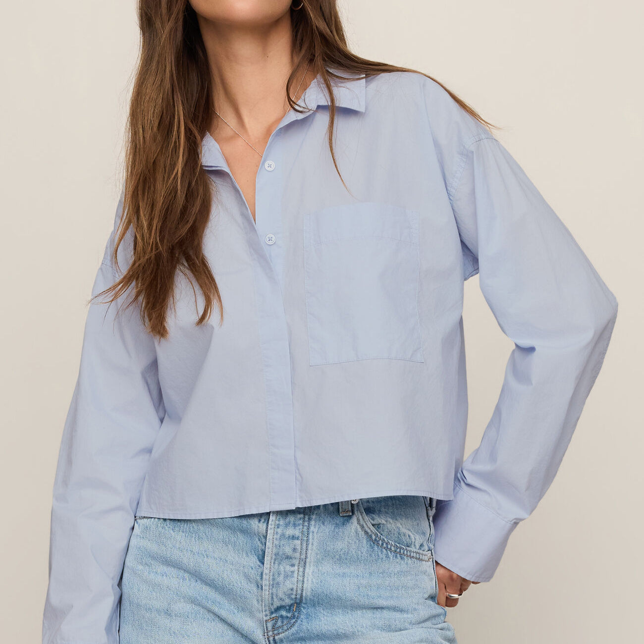 Favorite Button Up Top-Long Sleeves-Vixen Collection, Day Spa and Women's Boutique Located in Seattle, Washington