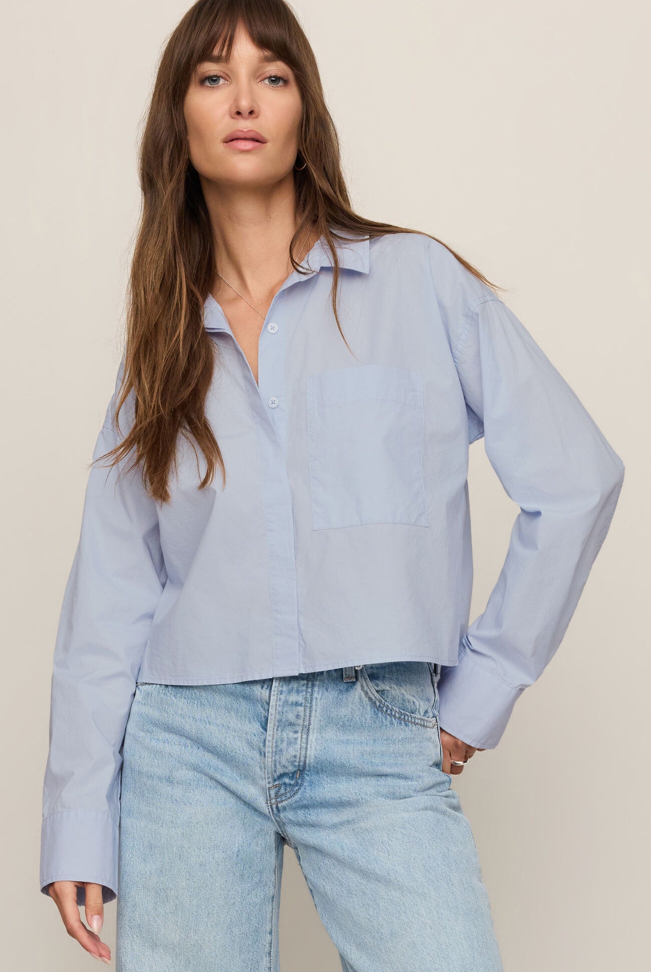 Favorite Button Up Top-Long Sleeves-Vixen Collection, Day Spa and Women's Boutique Located in Seattle, Washington