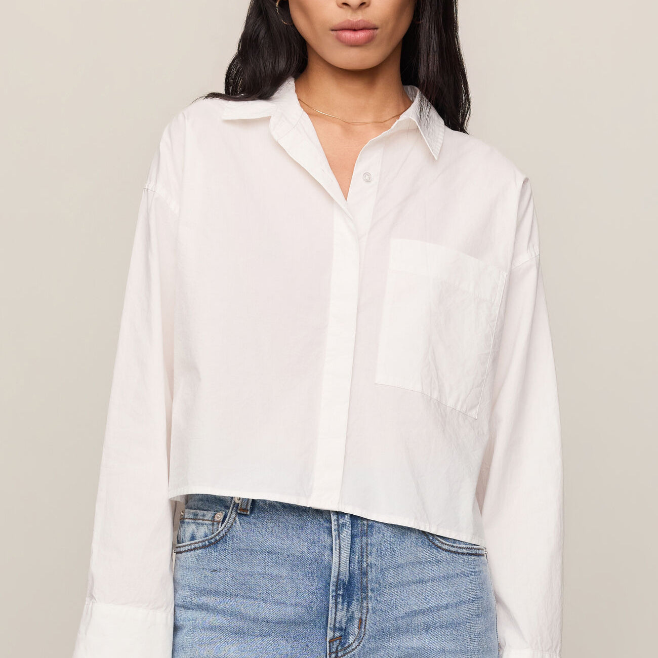 Favorite Button Up Top-Long Sleeves-Vixen Collection, Day Spa and Women's Boutique Located in Seattle, Washington