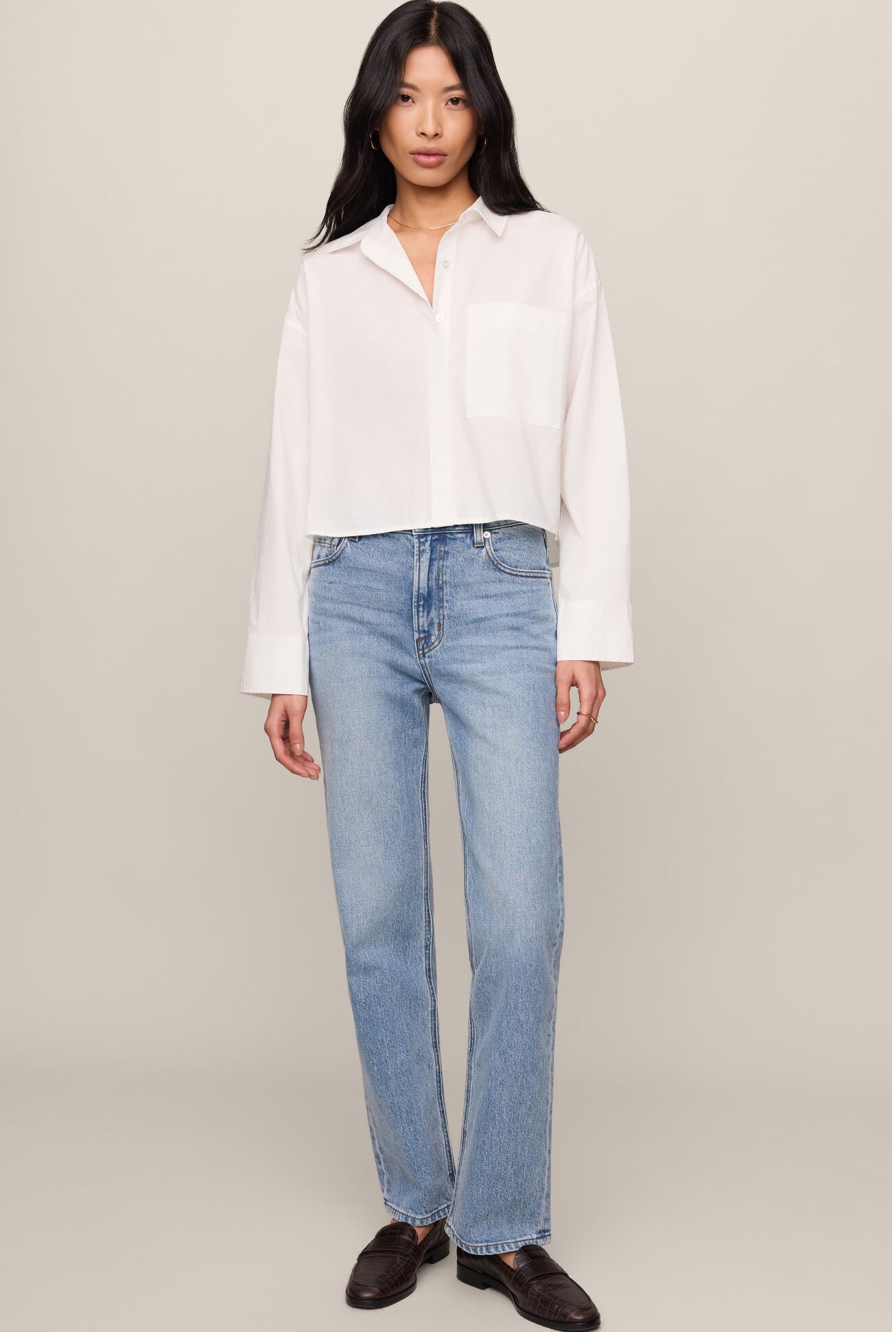 Favorite Button Up Top-Long Sleeves-Vixen Collection, Day Spa and Women's Boutique Located in Seattle, Washington