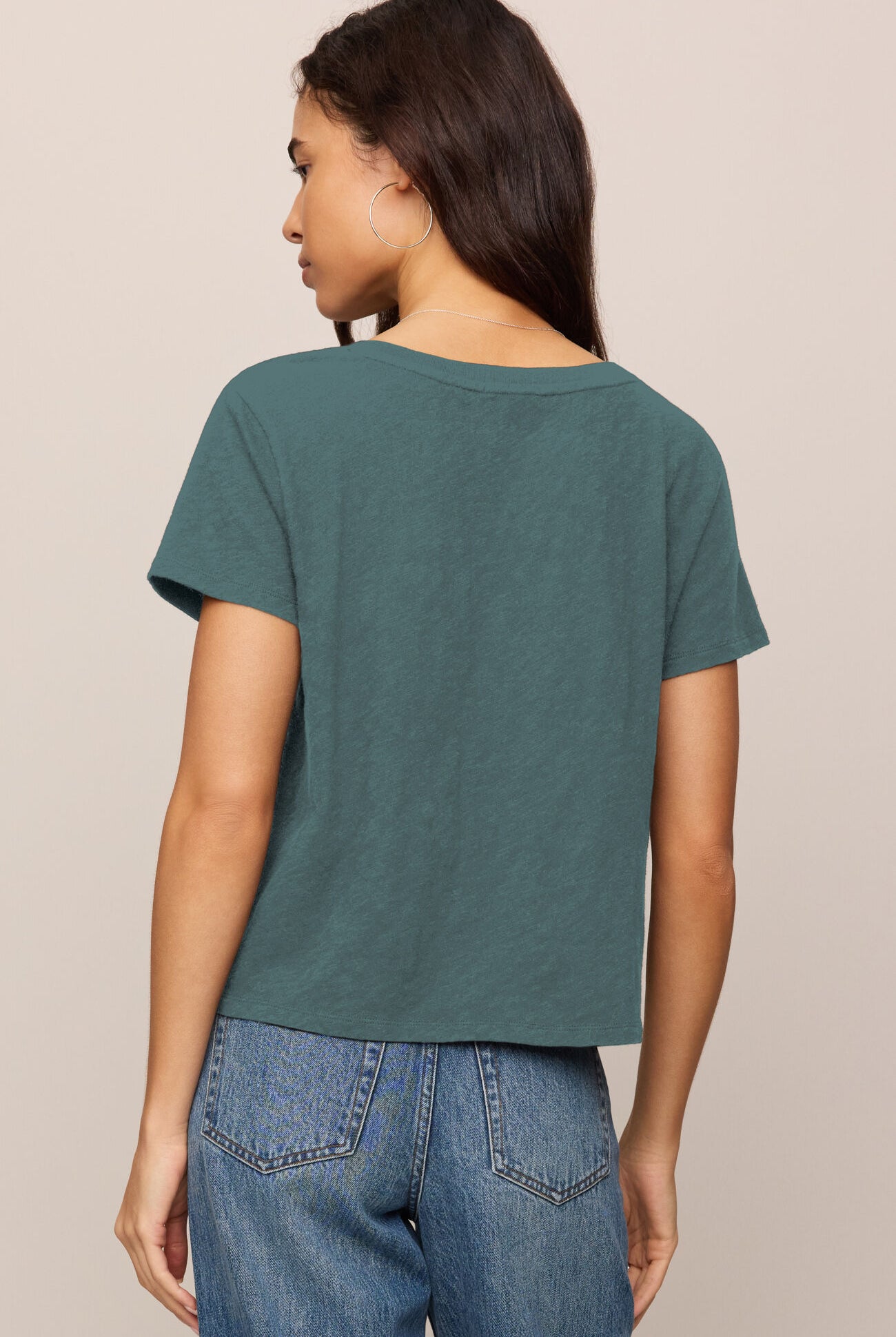 Nomad V-Neck Tee-Short Sleeves-Vixen Collection, Day Spa and Women's Boutique Located in Seattle, Washington