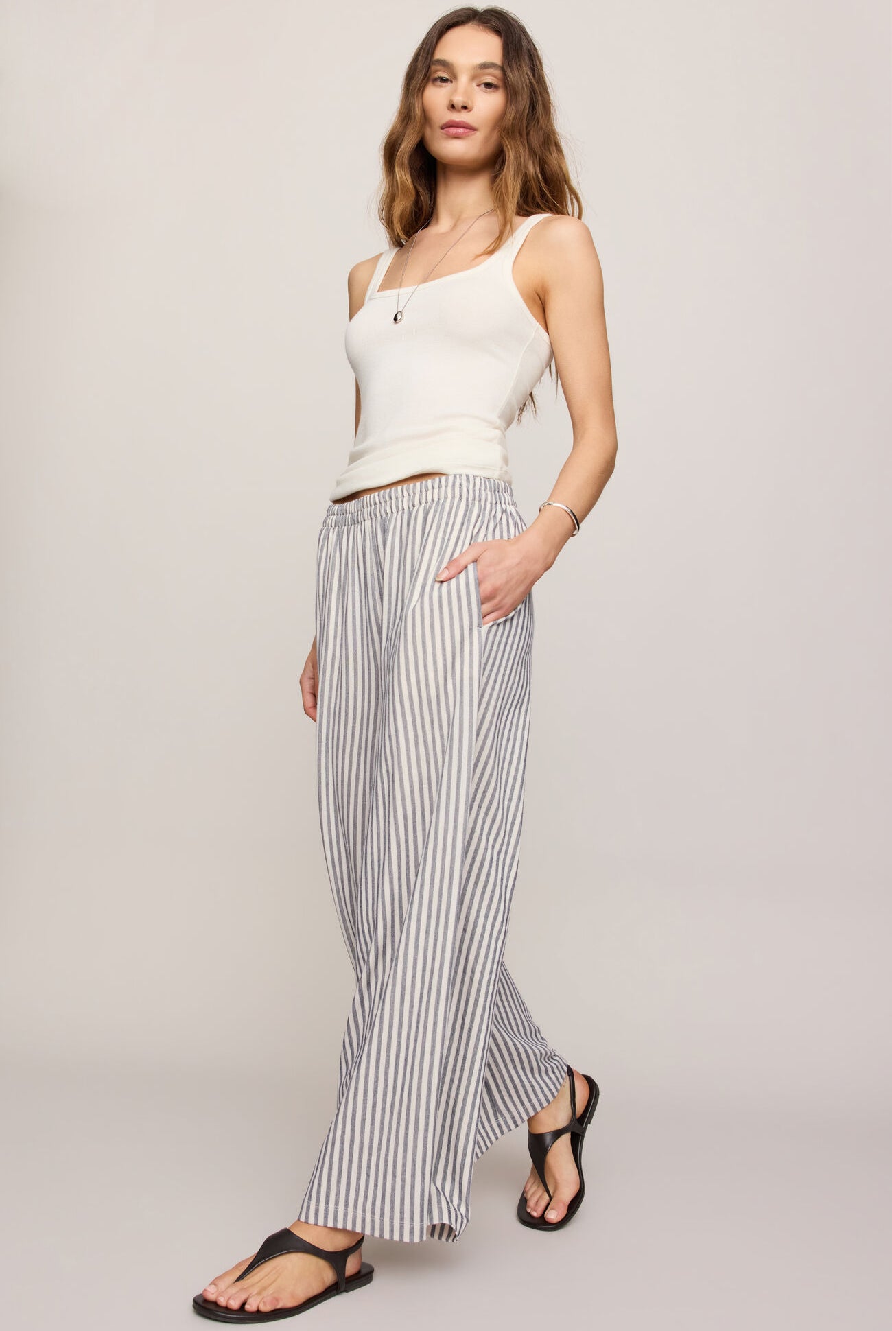 Scout Knit Striped Pant-Pants-Vixen Collection, Day Spa and Women's Boutique Located in Seattle, Washington