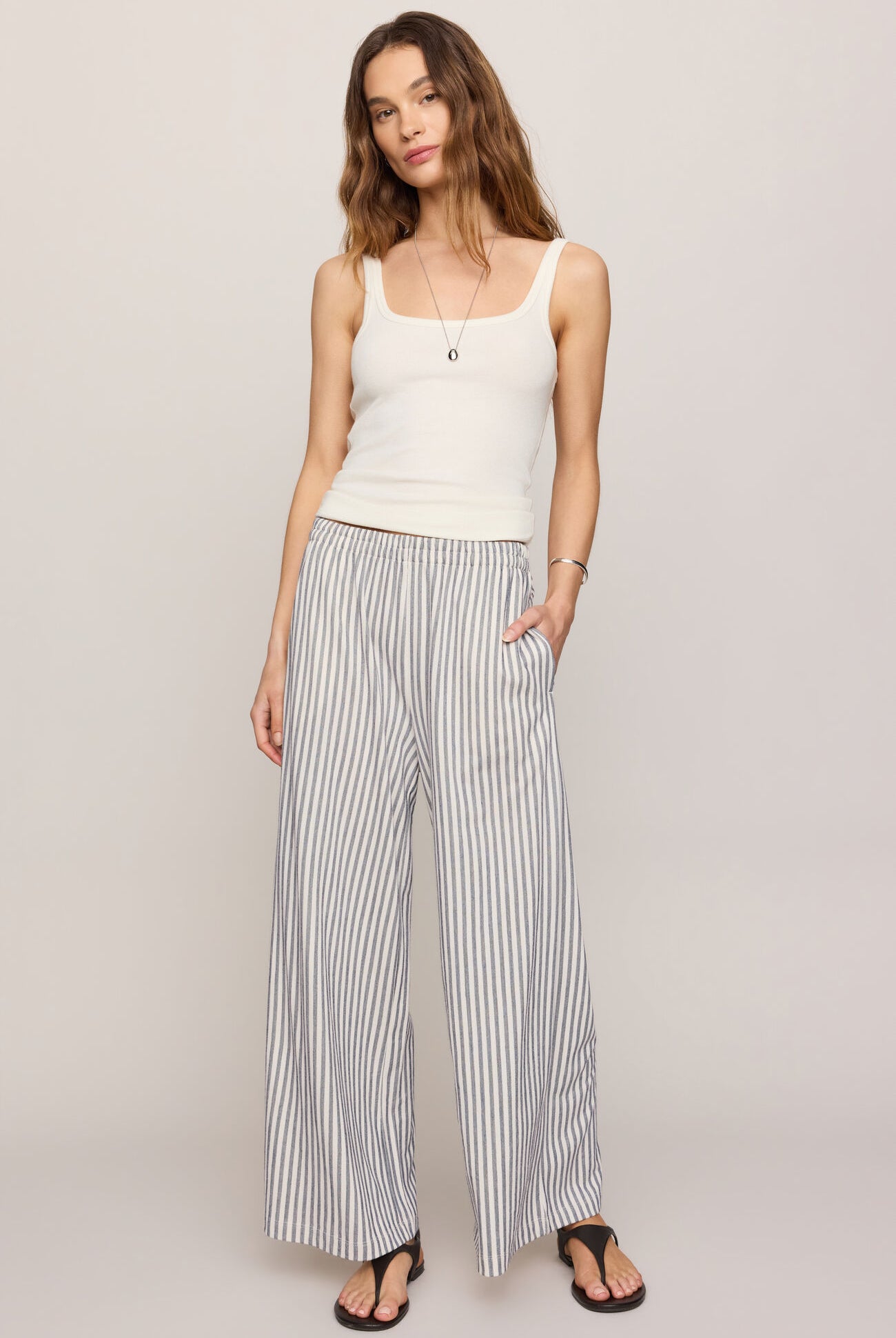 Scout Knit Striped Pant-Pants-Vixen Collection, Day Spa and Women's Boutique Located in Seattle, Washington