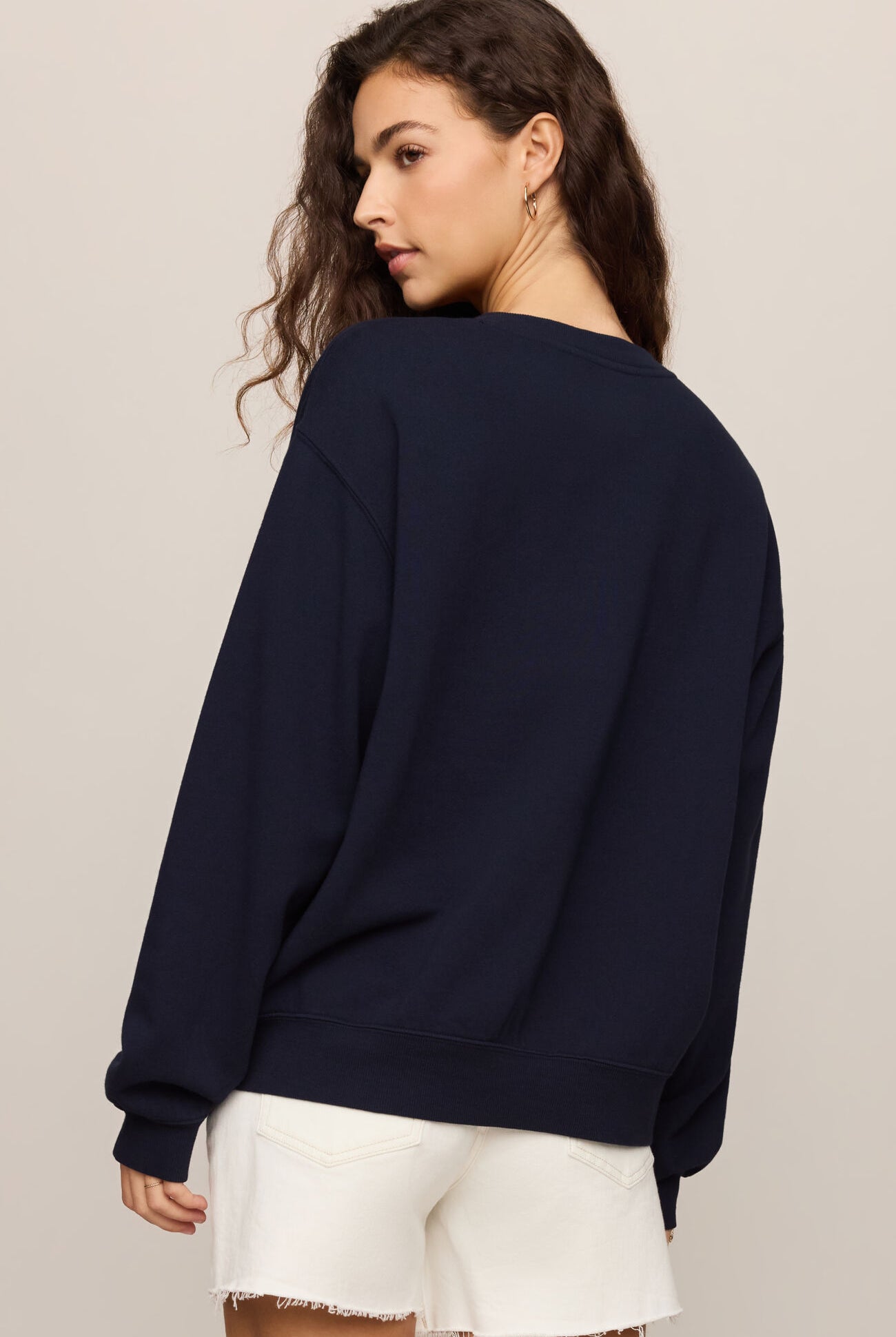 Seaside Boyfriend Sweatshirt-Sweatshirts-Vixen Collection, Day Spa and Women's Boutique Located in Seattle, Washington