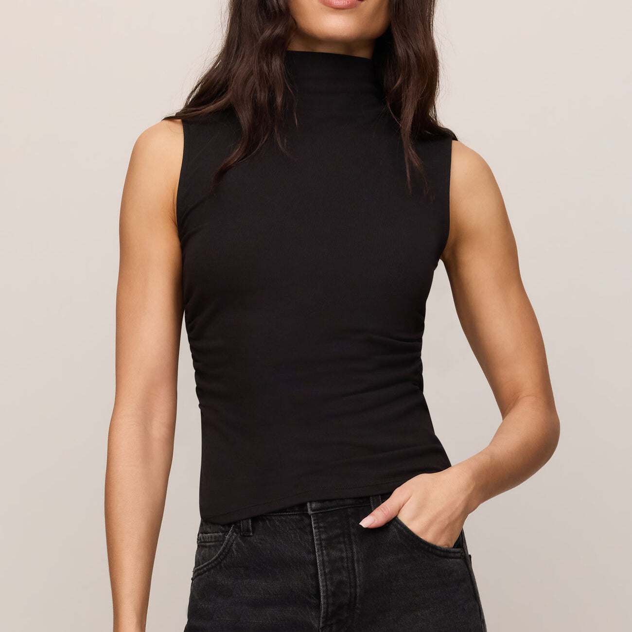 Silva High Neck Tank-Tank Tops-Vixen Collection, Day Spa and Women's Boutique Located in Seattle, Washington