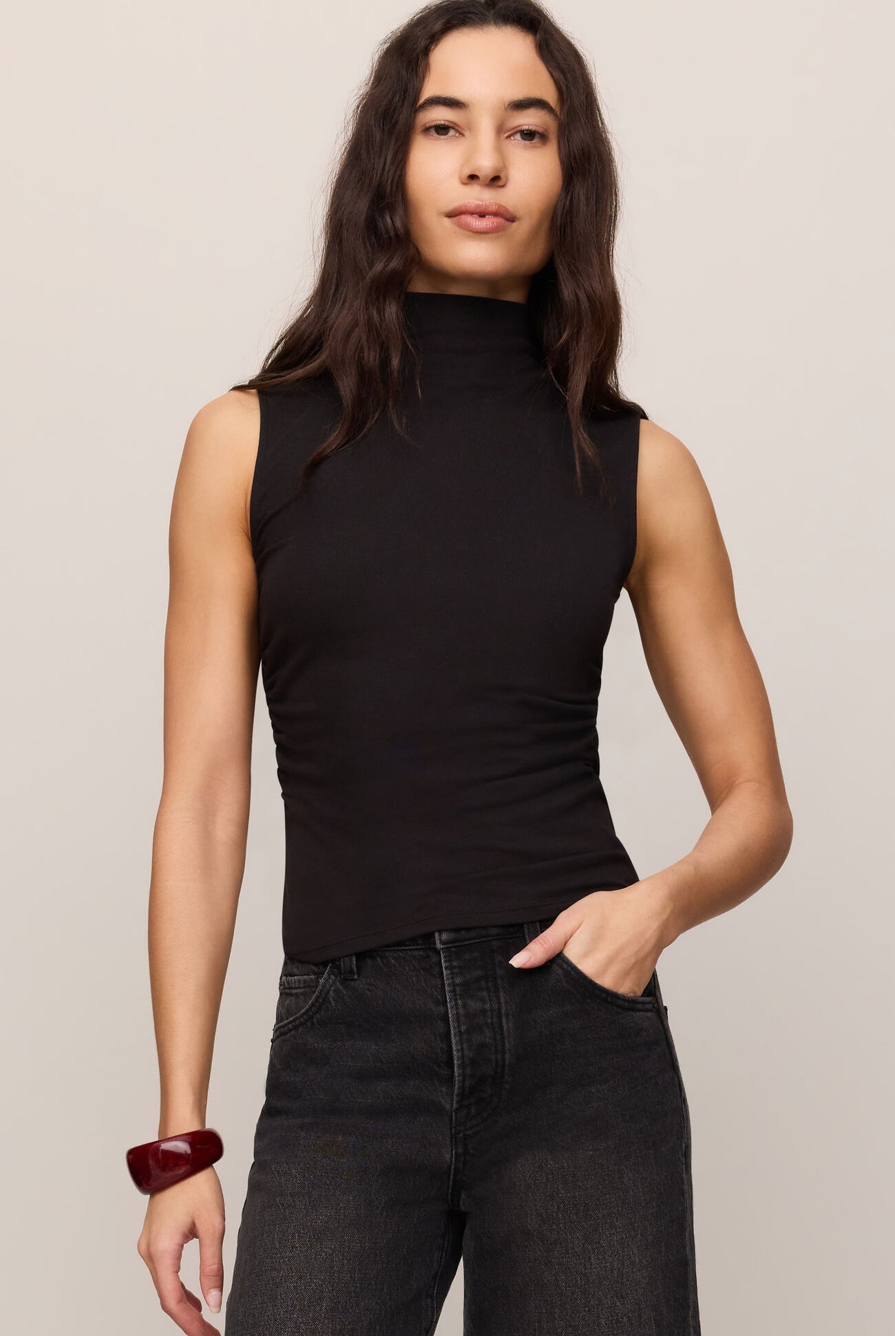 Silva High Neck Tank-Tank Tops-Vixen Collection, Day Spa and Women's Boutique Located in Seattle, Washington