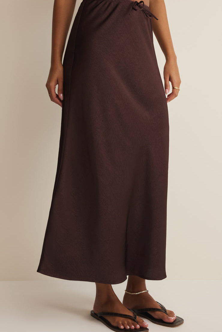 Viva Satin Midi Skirt-Bottoms-Vixen Collection, Day Spa and Women's Boutique Located in Seattle, Washington