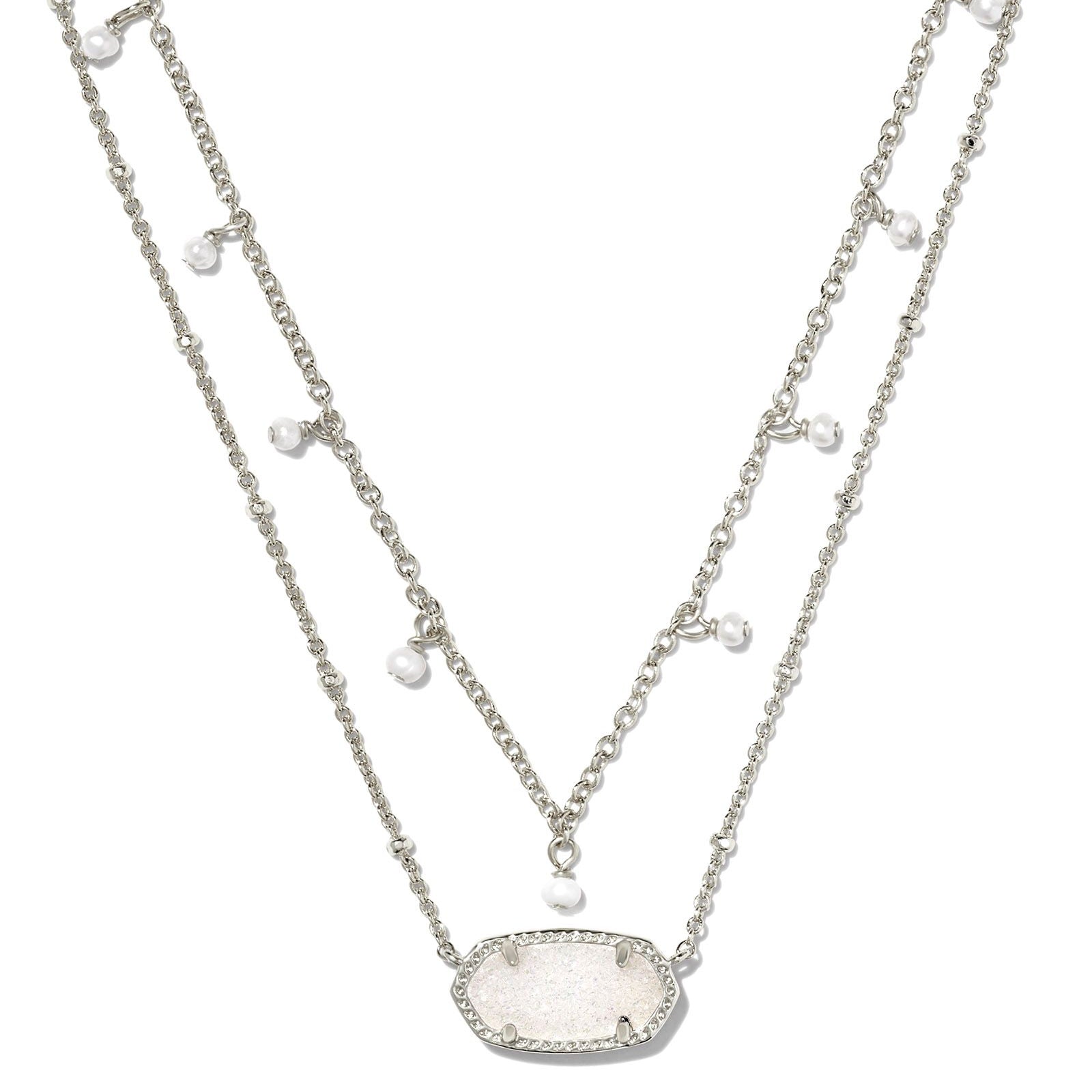 Elisa Pearl Multi Strand Necklace-Accessories-Vixen Collection, Day Spa and Women's Boutique Located in Seattle, Washington