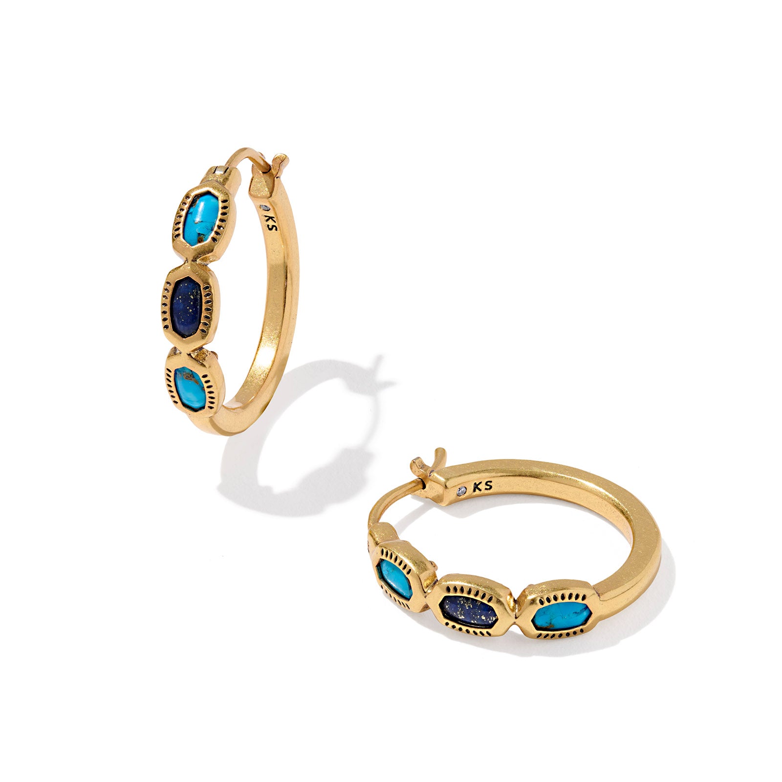 Mini Elisa Hoop Earrings-Earrings-Vixen Collection, Day Spa and Women's Boutique Located in Seattle, Washington