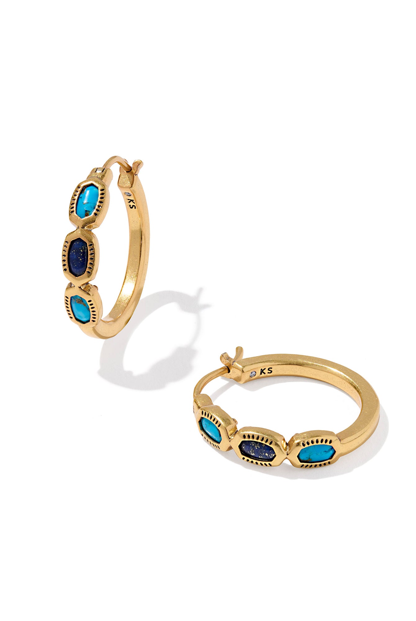 Mini Elisa Hoop Earrings-Earrings-Vixen Collection, Day Spa and Women's Boutique Located in Seattle, Washington