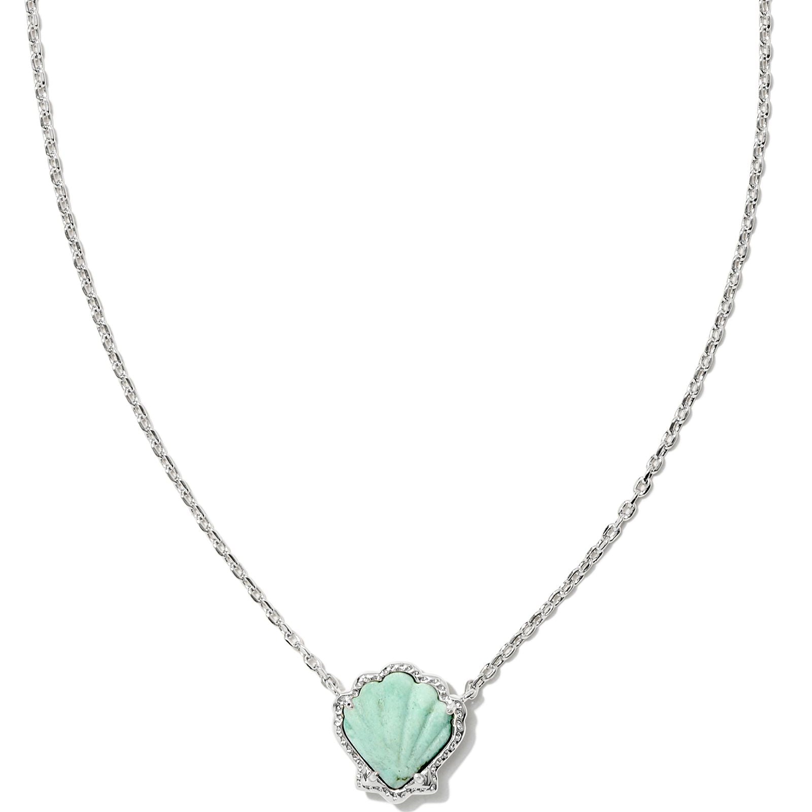 Brynne Shell Short Pendant Necklace-Necklaces-Vixen Collection, Day Spa and Women's Boutique Located in Seattle, Washington