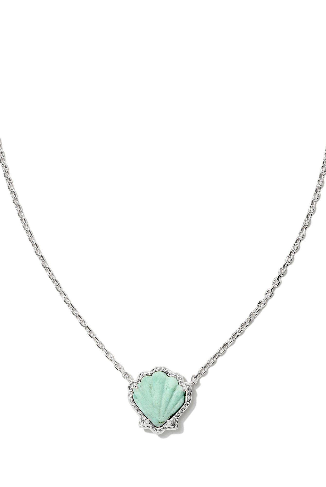 Brynne Shell Short Pendant Necklace-Necklaces-Vixen Collection, Day Spa and Women's Boutique Located in Seattle, Washington