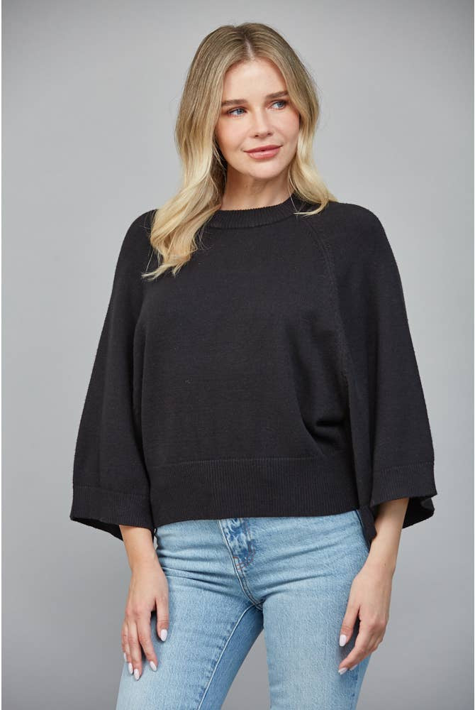 The Chantilly Wide Sleeve Sweater-Tops-Vixen Collection, Day Spa and Women's Boutique Located in Seattle, Washington