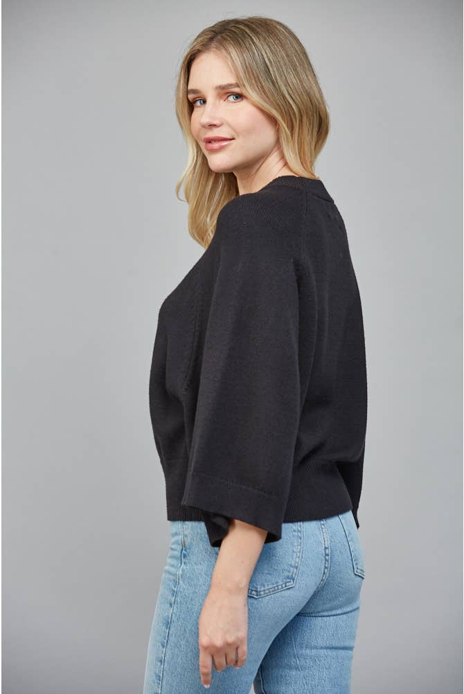 The Chantilly Wide Sleeve Sweater-Tops-Vixen Collection, Day Spa and Women's Boutique Located in Seattle, Washington