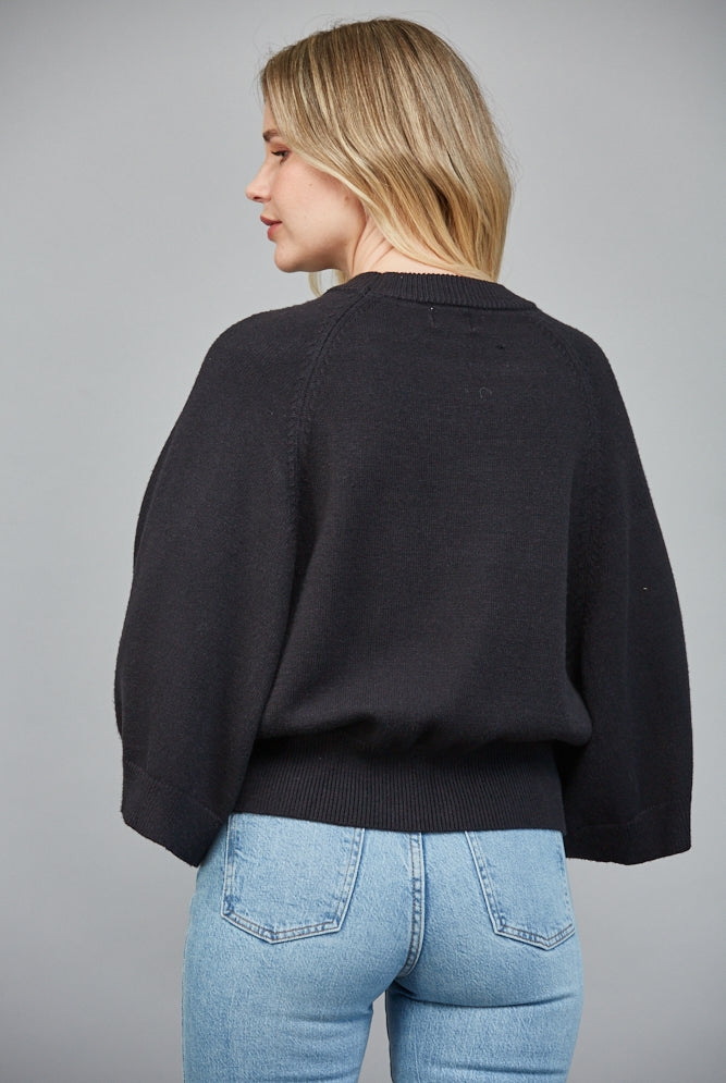 The Chantilly Wide Sleeve Sweater-Tops-Vixen Collection, Day Spa and Women's Boutique Located in Seattle, Washington