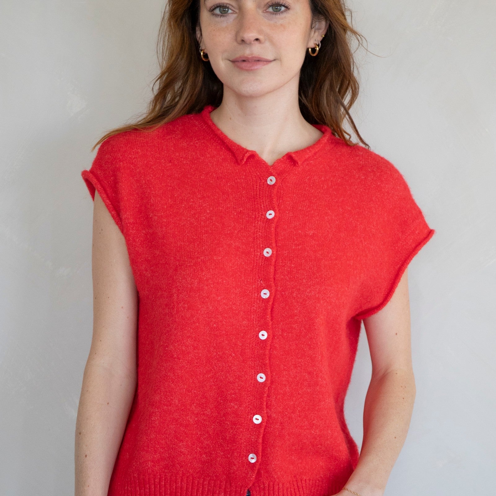 Sleeveless Piper Cardigan-Sweaters-Vixen Collection, Day Spa and Women's Boutique Located in Seattle, Washington