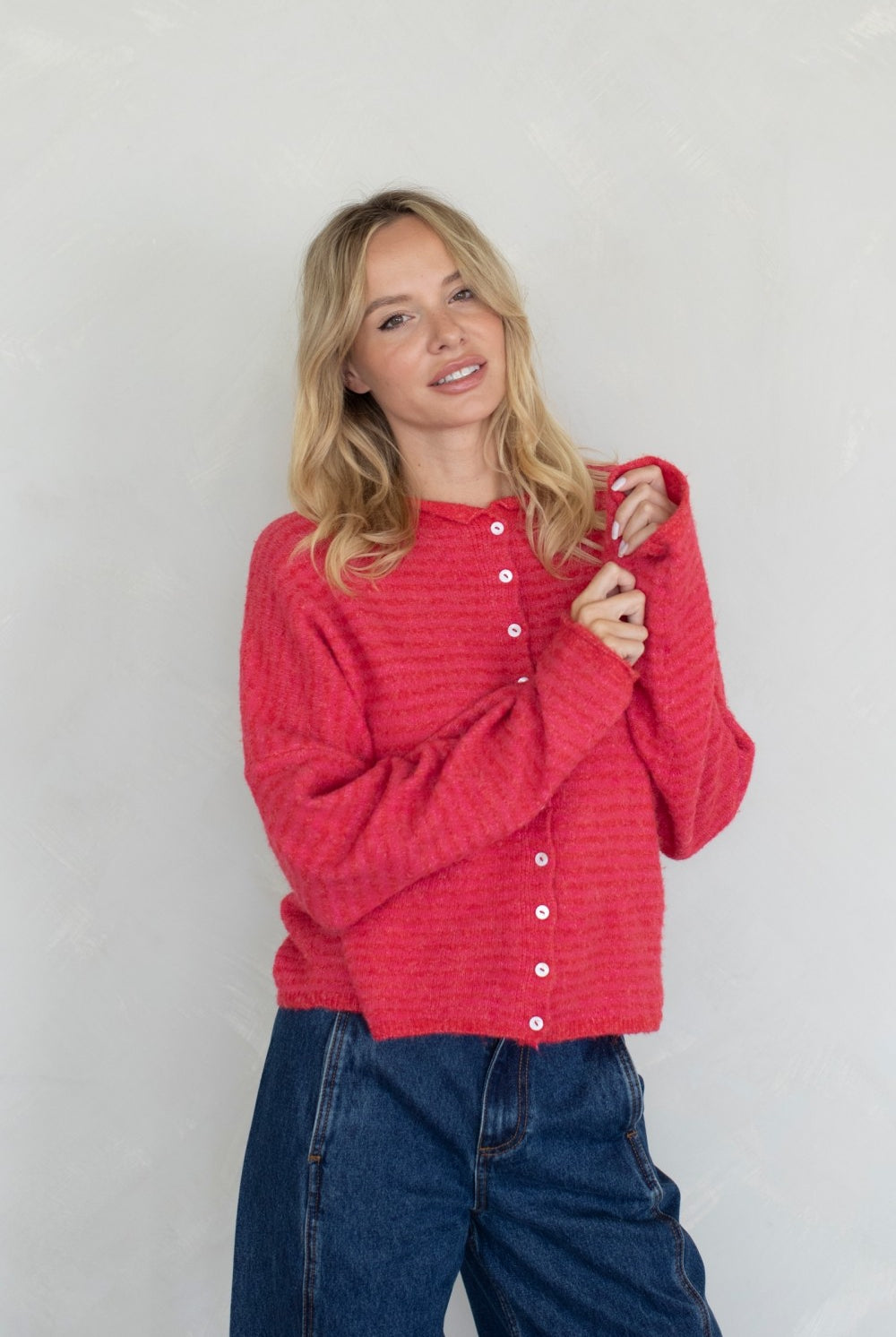 THE Striped Cardigan-Sweaters-Vixen Collection, Day Spa and Women's Boutique Located in Seattle, Washington