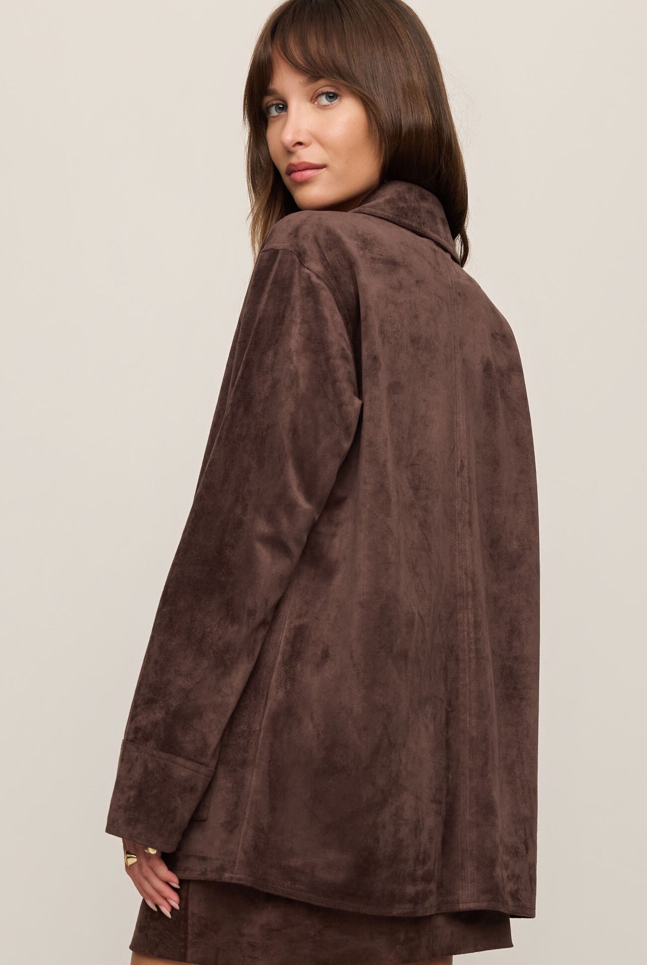 Decker Suede Chore Jacket-Jackets-Vixen Collection, Day Spa and Women's Boutique Located in Seattle, Washington