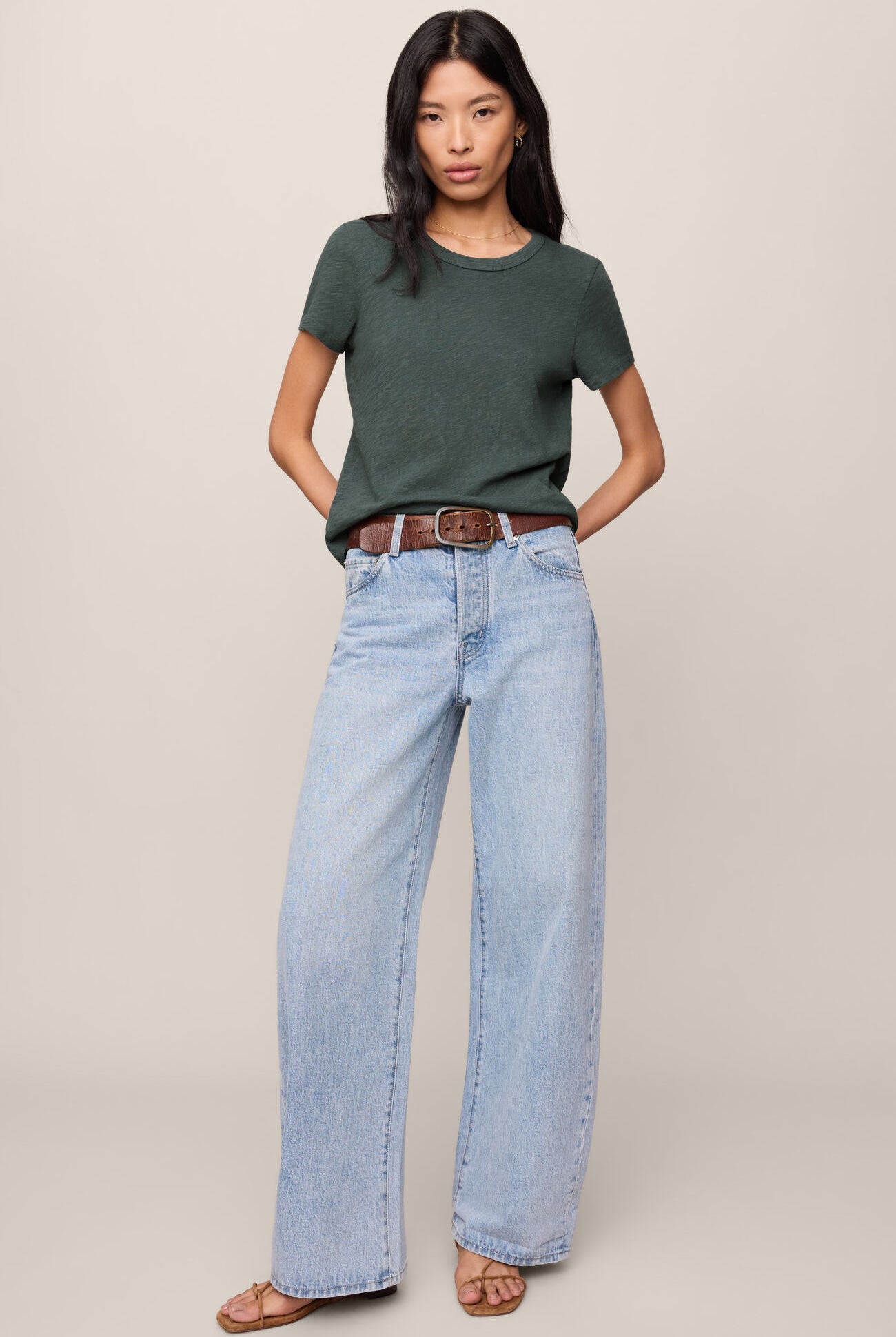 Junie Slub Tee Shirt-Tops-Vixen Collection, Day Spa and Women's Boutique Located in Seattle, Washington