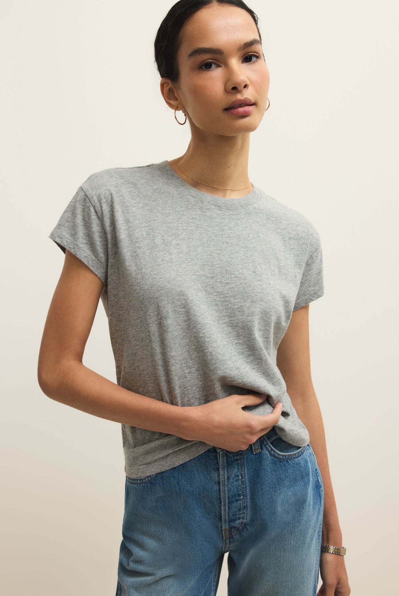 Modern Slub Tee-Short Sleeves-Vixen Collection, Day Spa and Women's Boutique Located in Seattle, Washington