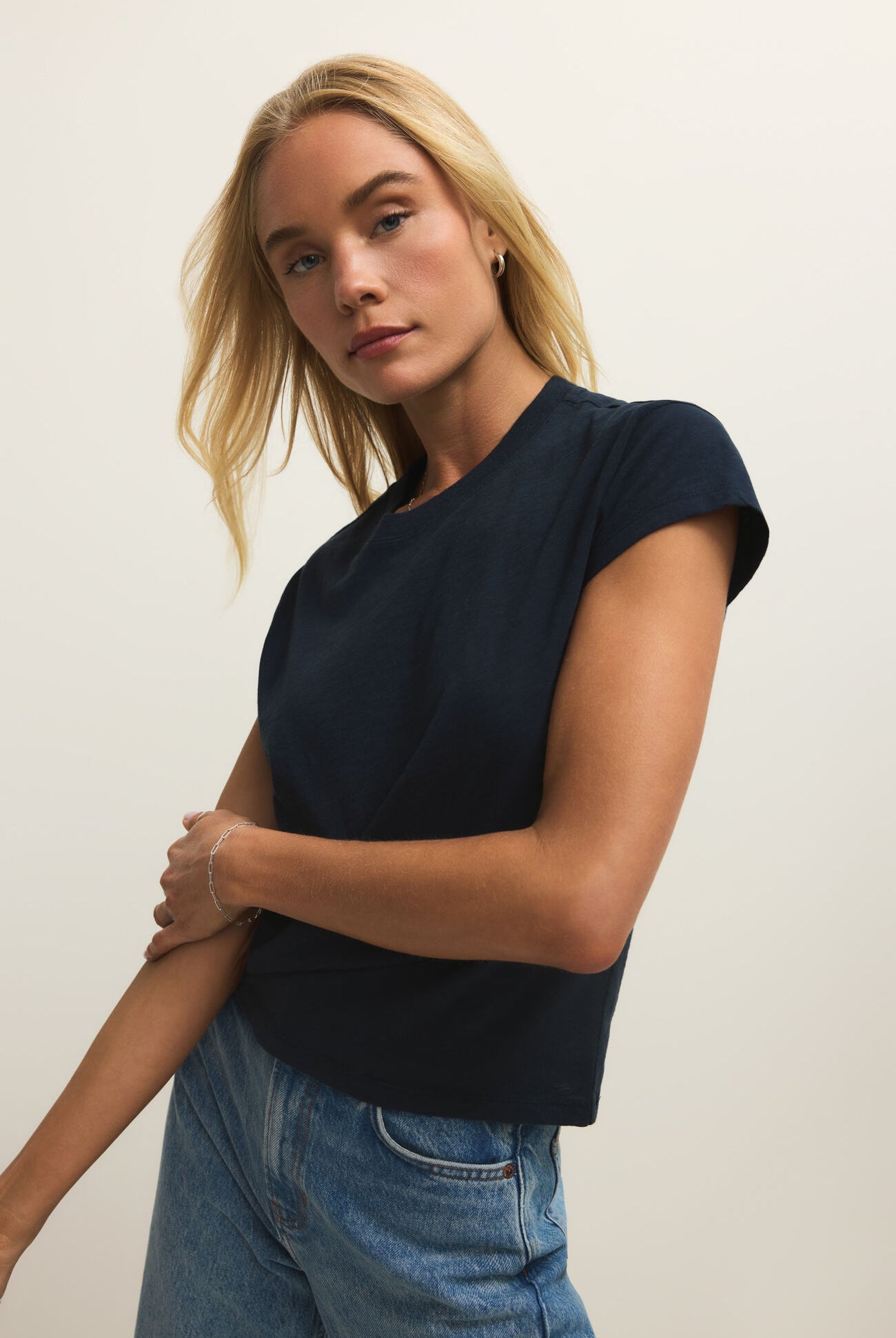 Modern Slub Tee-Short Sleeves-Vixen Collection, Day Spa and Women's Boutique Located in Seattle, Washington