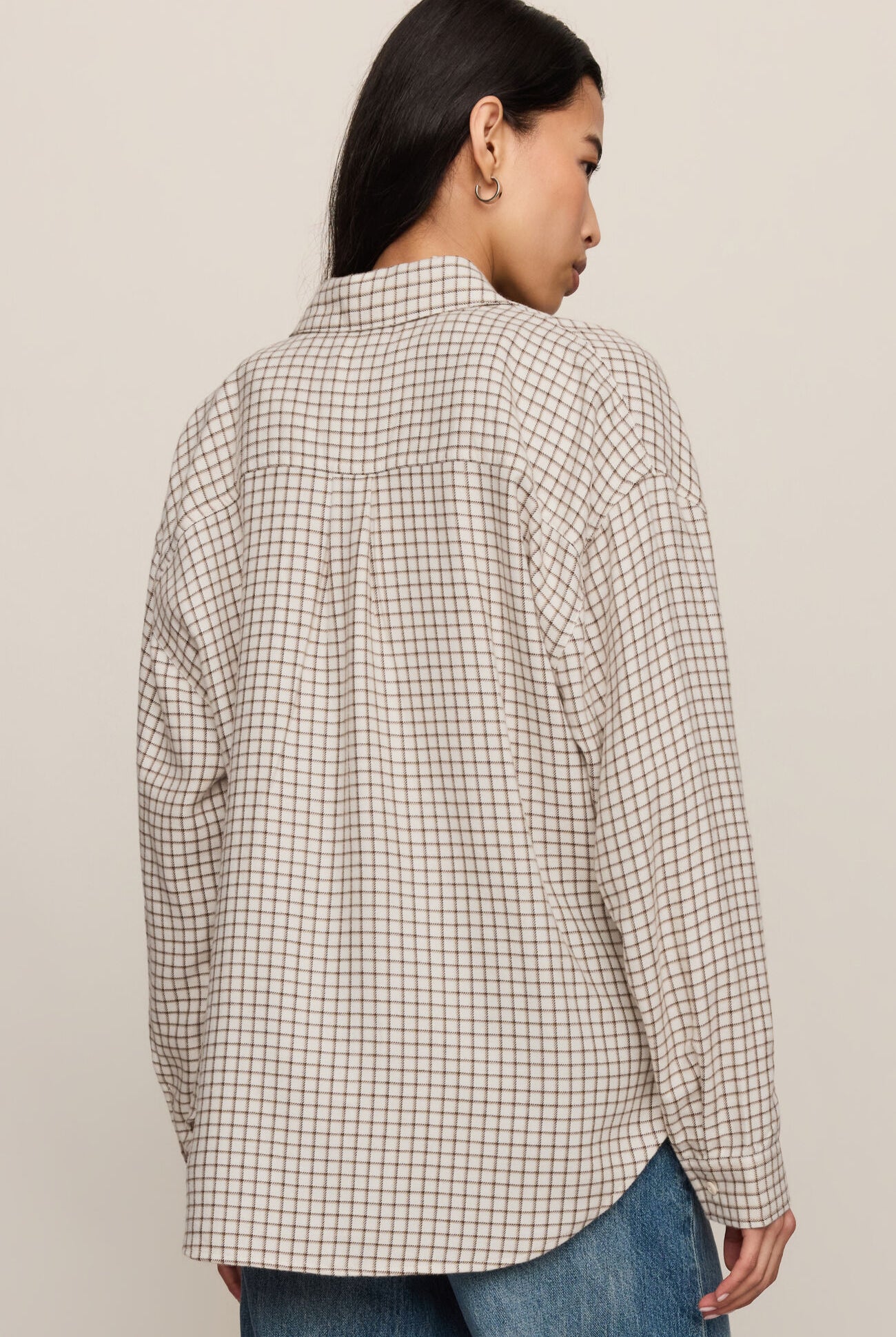 River Plaid Button Up-Long Sleeves-Vixen Collection, Day Spa and Women's Boutique Located in Seattle, Washington