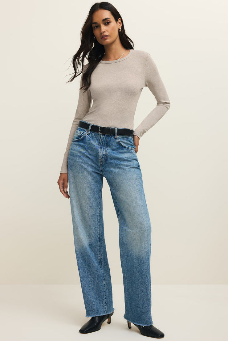 Second Skin Crew Long Sleeve-Long Sleeves-Vixen Collection, Day Spa and Women's Boutique Located in Seattle, Washington