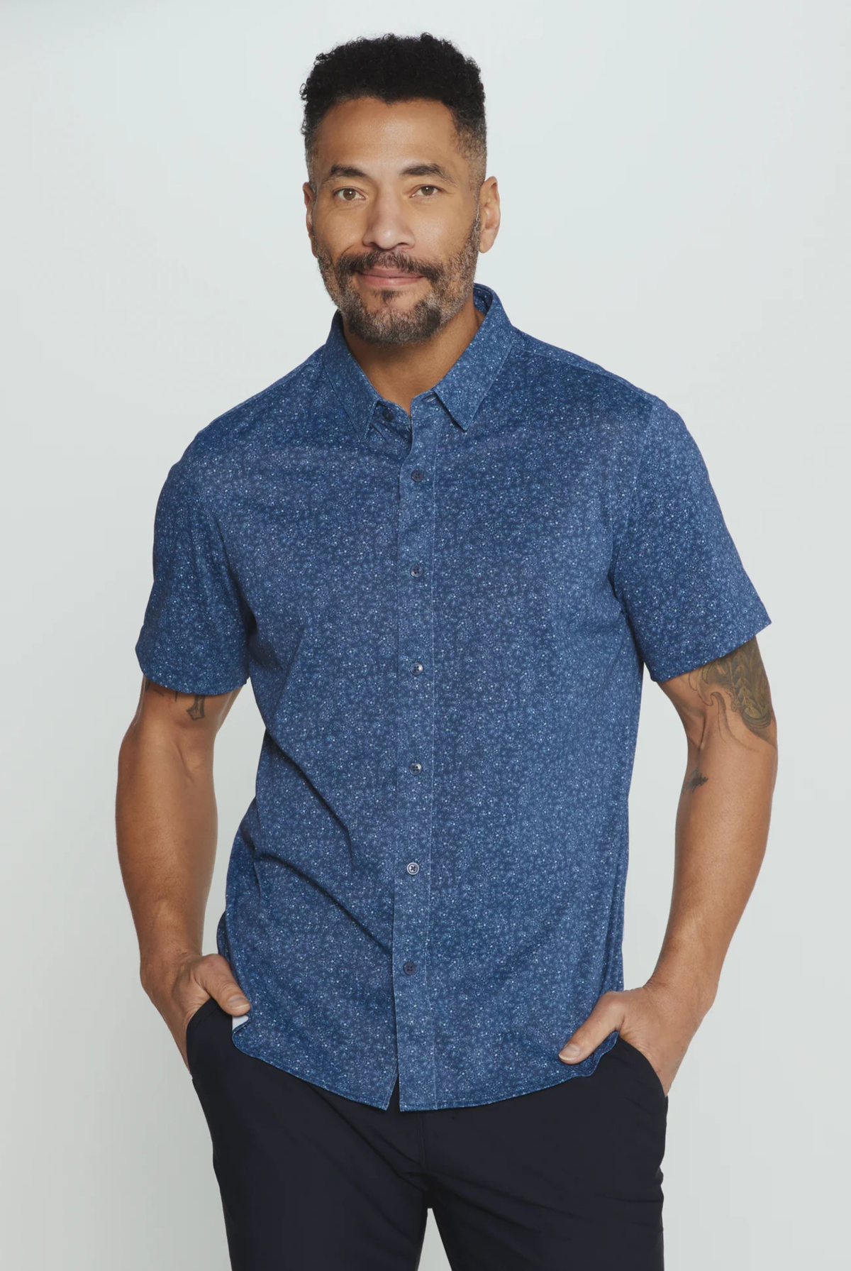 Velora Short Sleeve-Men's Tops-Vixen Collection, Day Spa and Women's Boutique Located in Seattle, Washington