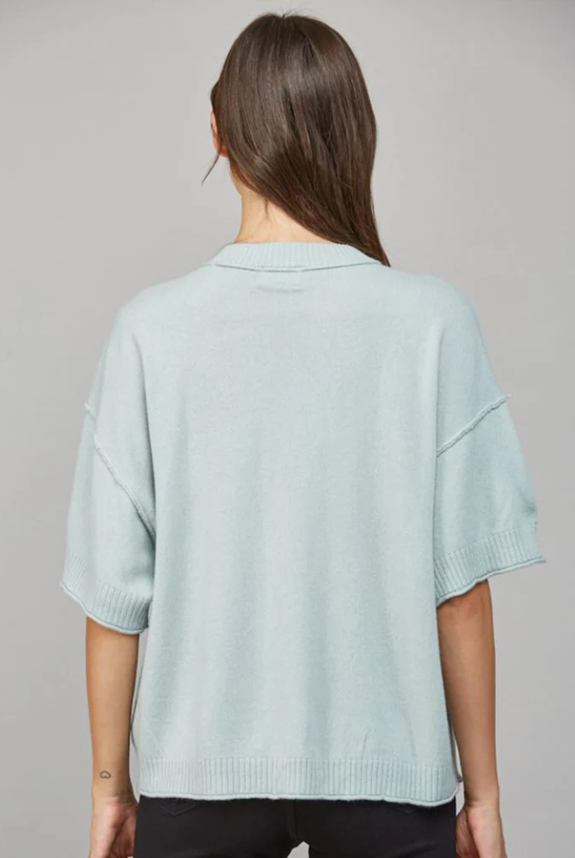 Verona Cashmere Tee-Short Sleeves-Vixen Collection, Day Spa and Women's Boutique Located in Seattle, Washington