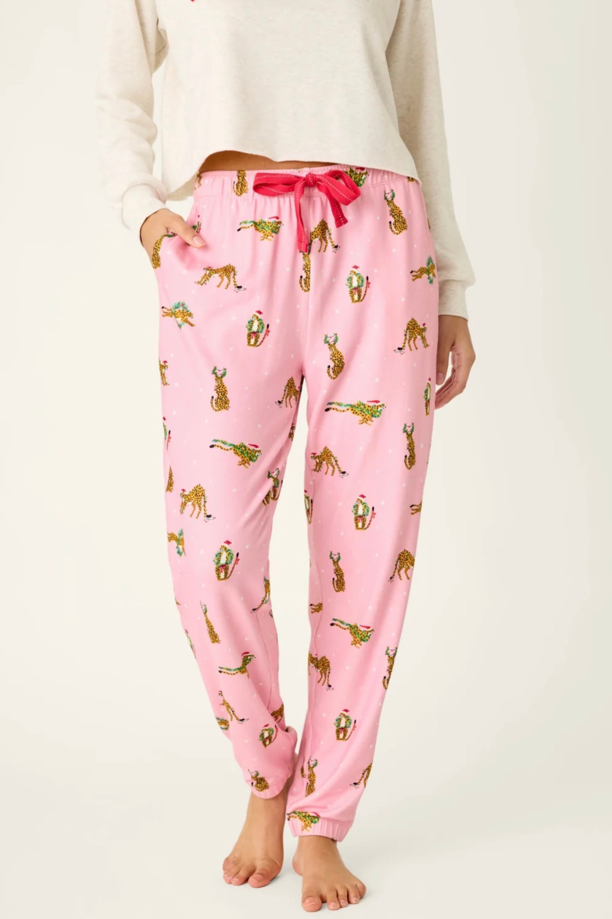 Very Merry Joggers-Loungewear Bottoms-Vixen Collection, Day Spa and Women's Boutique Located in Seattle, Washington
